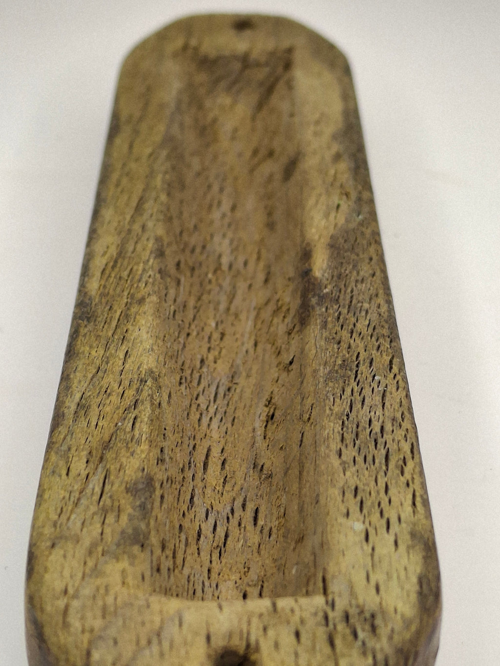 Rare WWII Holocaust Mezuzah Litzmannstadt Ghetto Lodz Poland Wood Hand Carved Judaica With Provenance