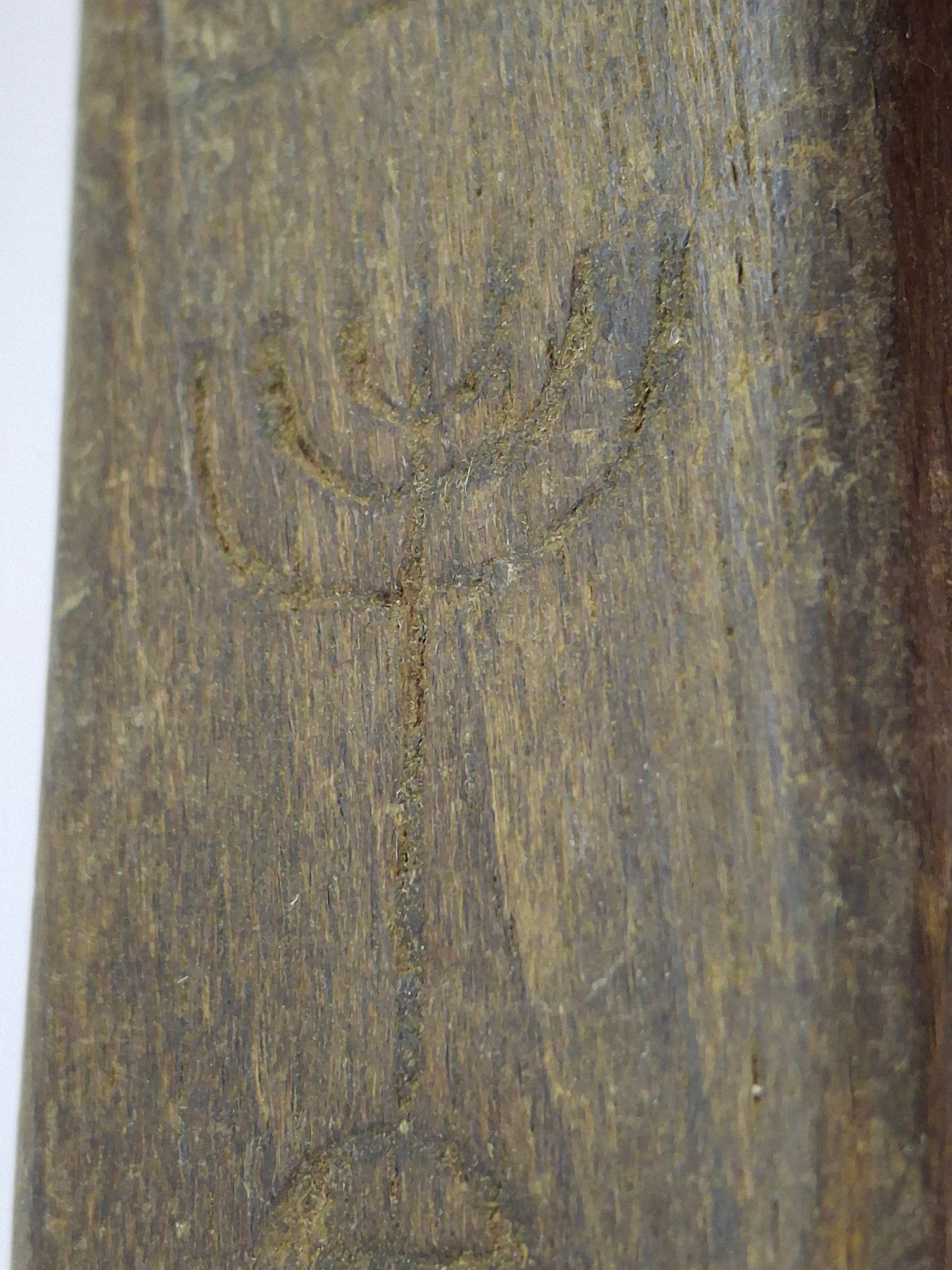 Rare WWII Holocaust Mezuzah Litzmannstadt Ghetto Lodz Poland Wood Hand Carved Judaica With Provenance
