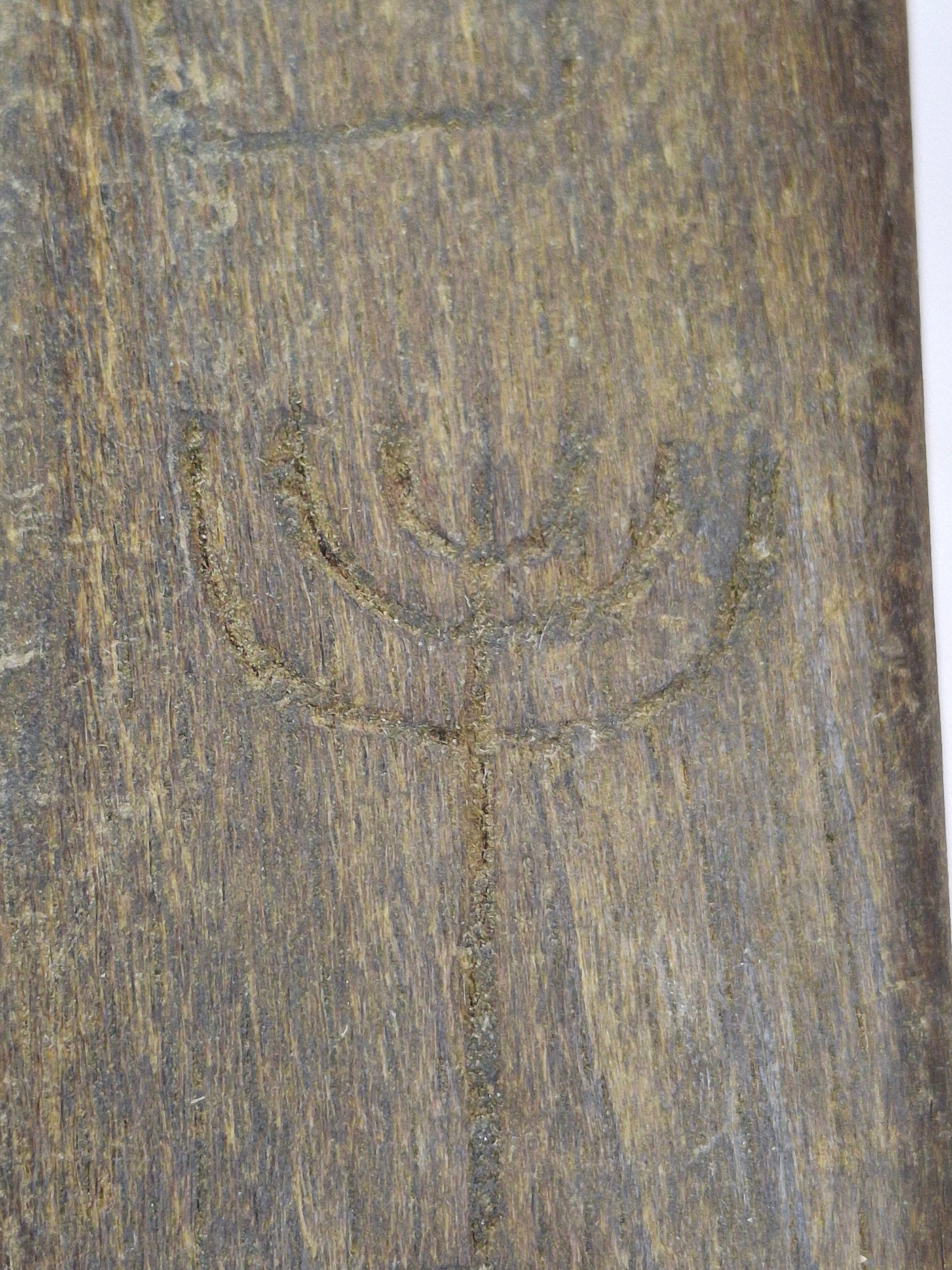 Rare WWII Holocaust Mezuzah Litzmannstadt Ghetto Lodz Poland Wood Hand Carved Judaica With Provenance