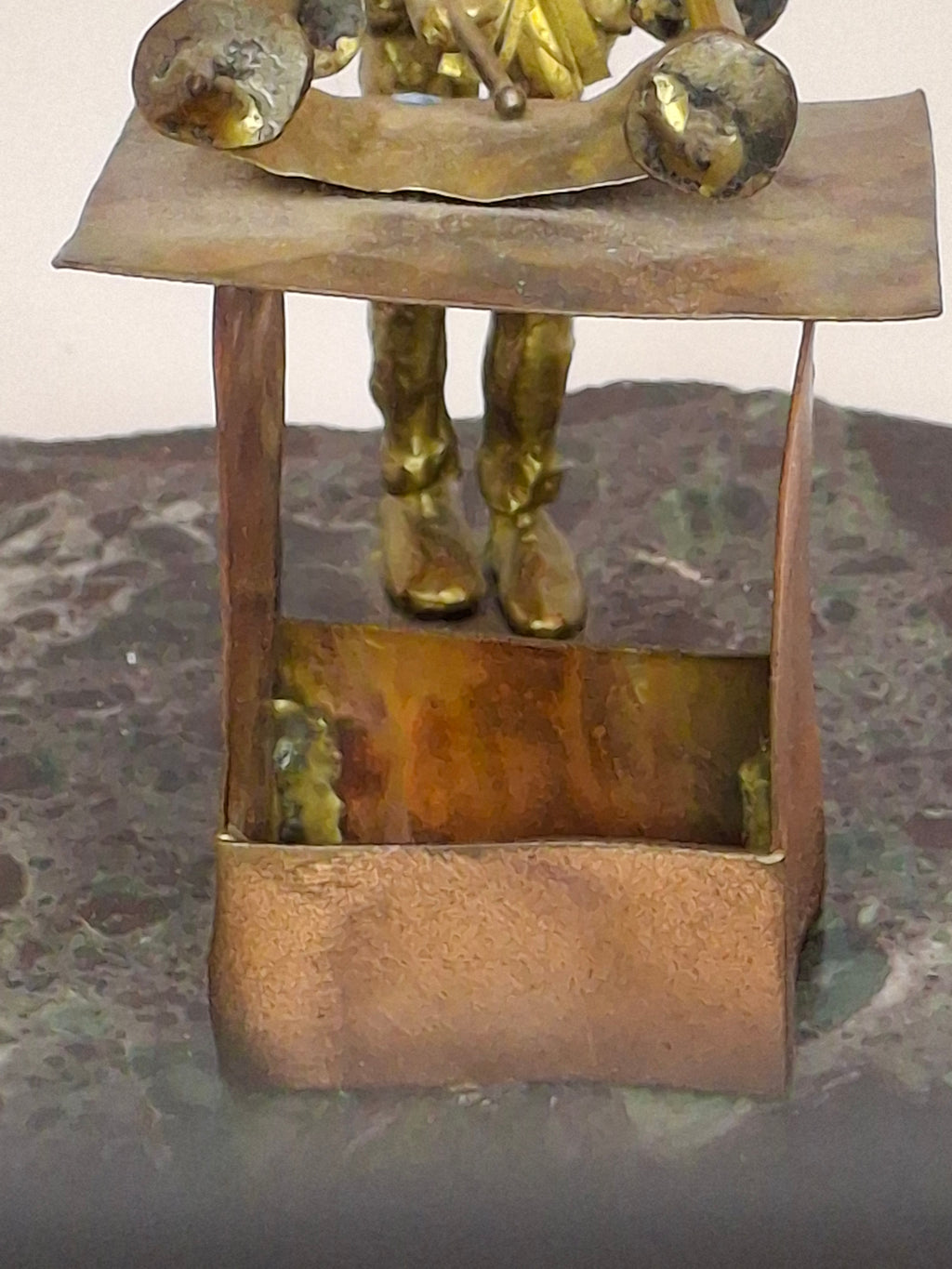 Vintage Gary Rosenthal Bar Mitzvah Sculpture Torah Reader - Mixed Metal Ltd Ed 199/500