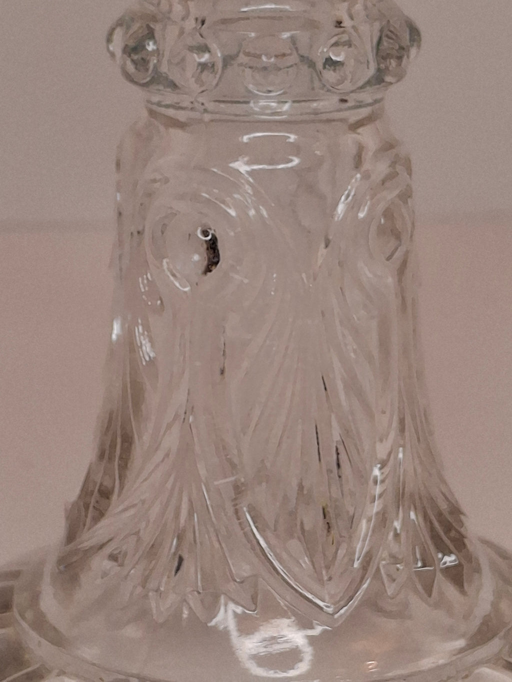 Rare Thuro Collection Sheldon Swirl Opalescent Kerosene Oil Lamp Blue Reverse