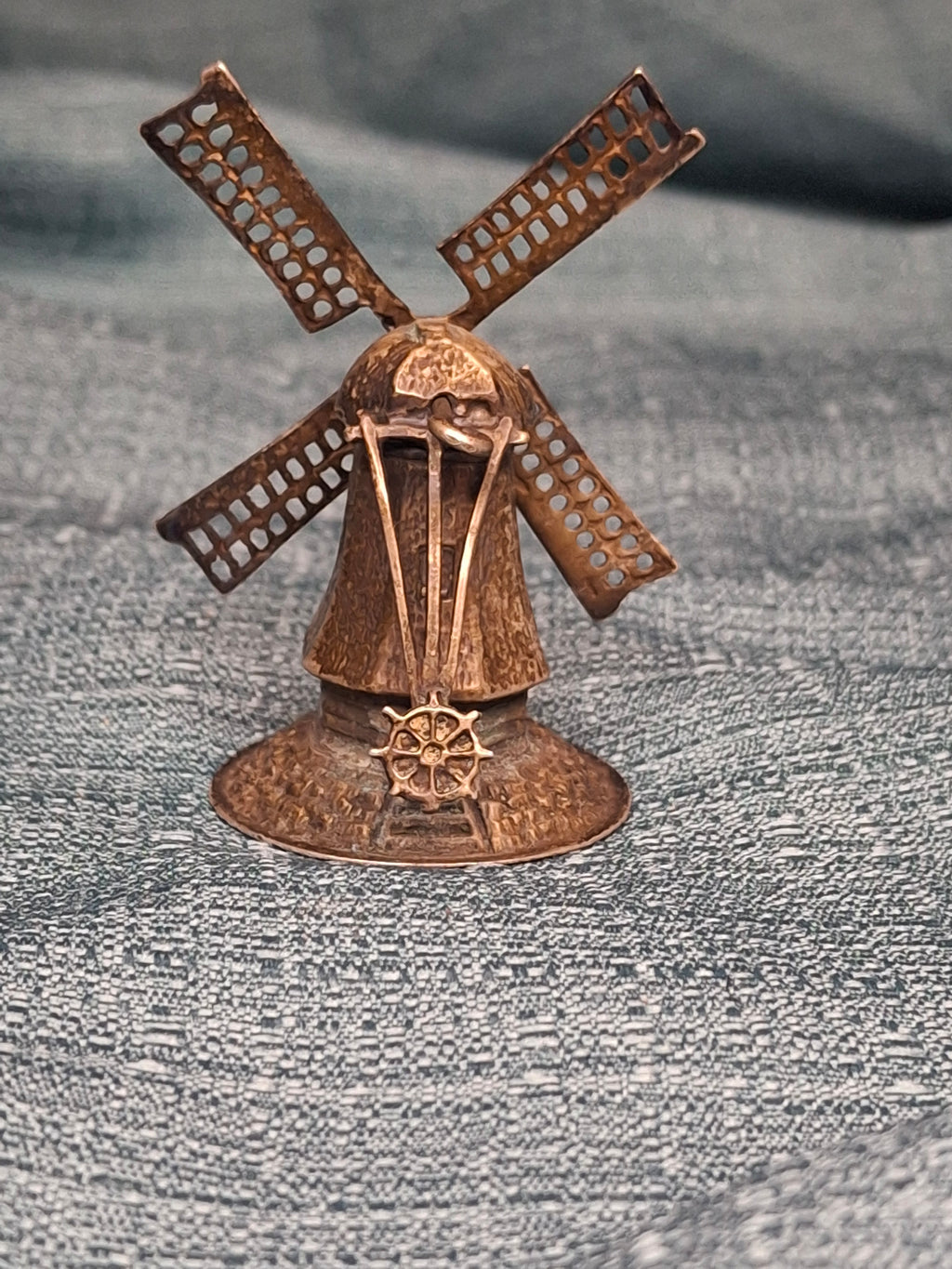 Antique Dutch Silver Windmill Spice Tower Besamim Judaica c.1900 J. Greenstein