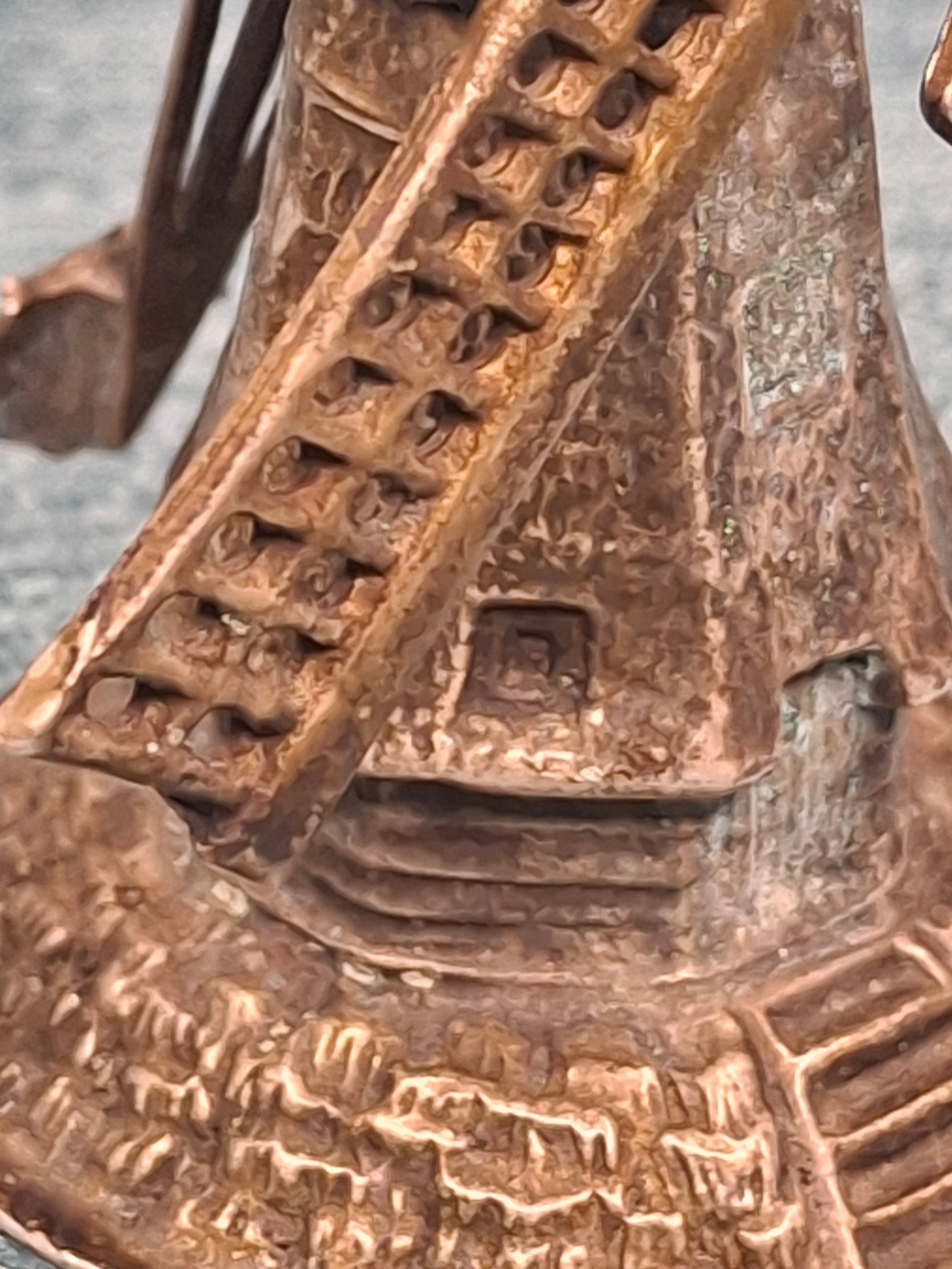 Antique Dutch Silver Windmill Spice Tower Besamim Judaica c.1900 J. Greenstein