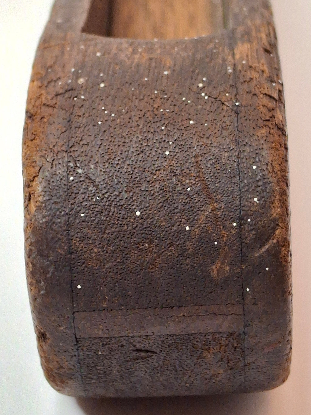 Antique 19th Century Wooden Grogger Noisemaker | Hand-Carved Purim Ratchet Rattle | Primitive Folk Art Judaica War Alarm