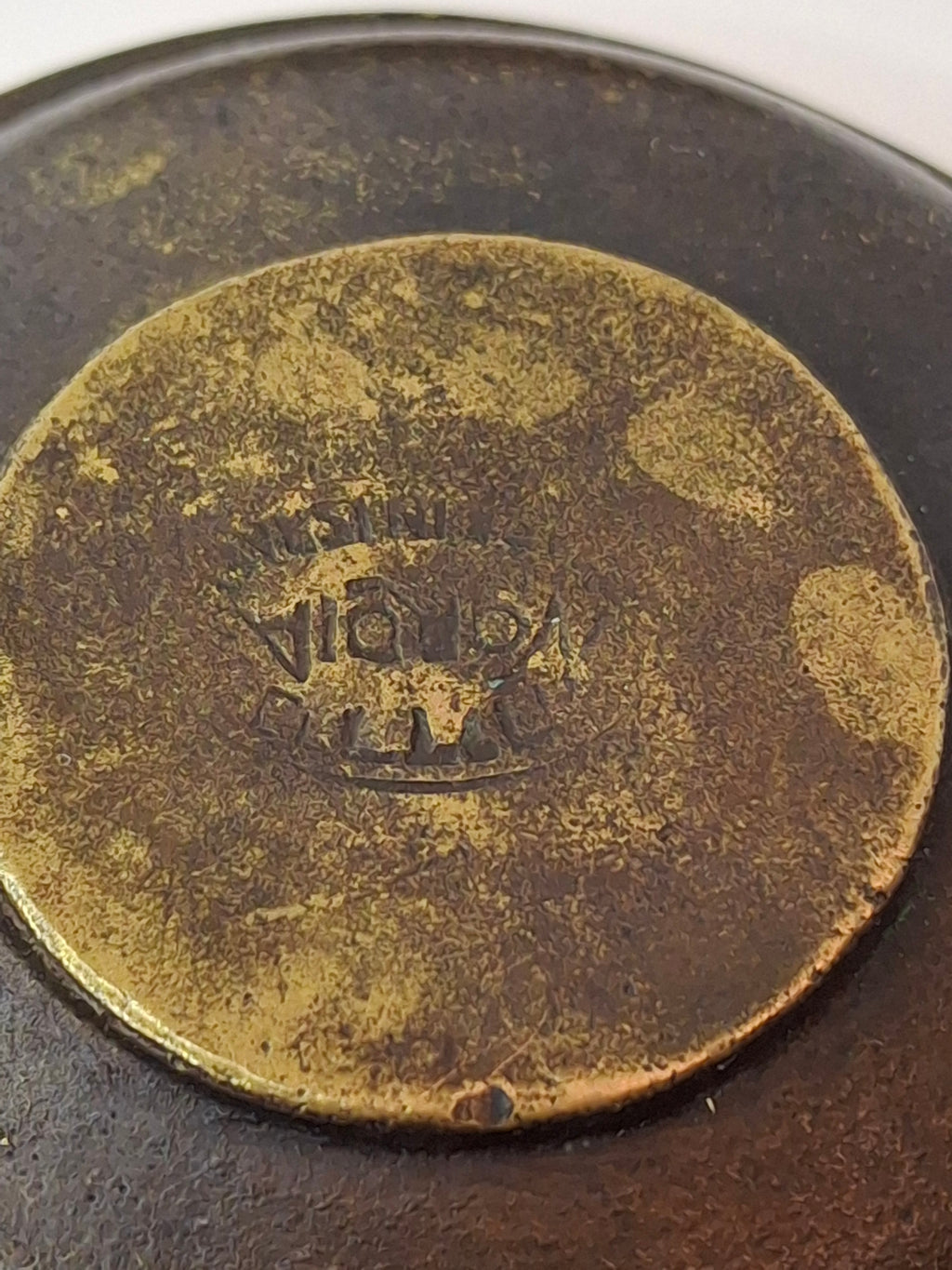 Set of 4 Vintage Nordia Israel Brass Ashtrays - MCM Judaica Trinket Dishes - 1950s/60s