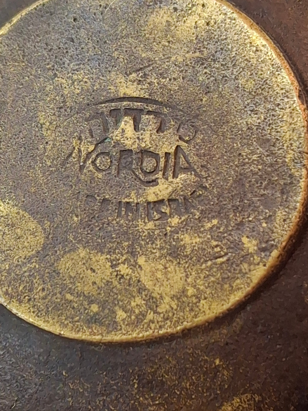 Set of 4 Vintage Nordia Israel Brass Ashtrays - MCM Judaica Trinket Dishes - 1950s/60s