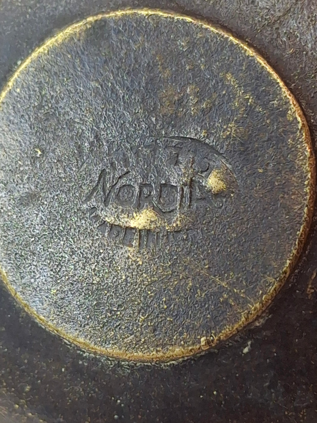 Set of 4 Vintage Nordia Israel Brass Ashtrays - MCM Judaica Trinket Dishes - 1950s/60s