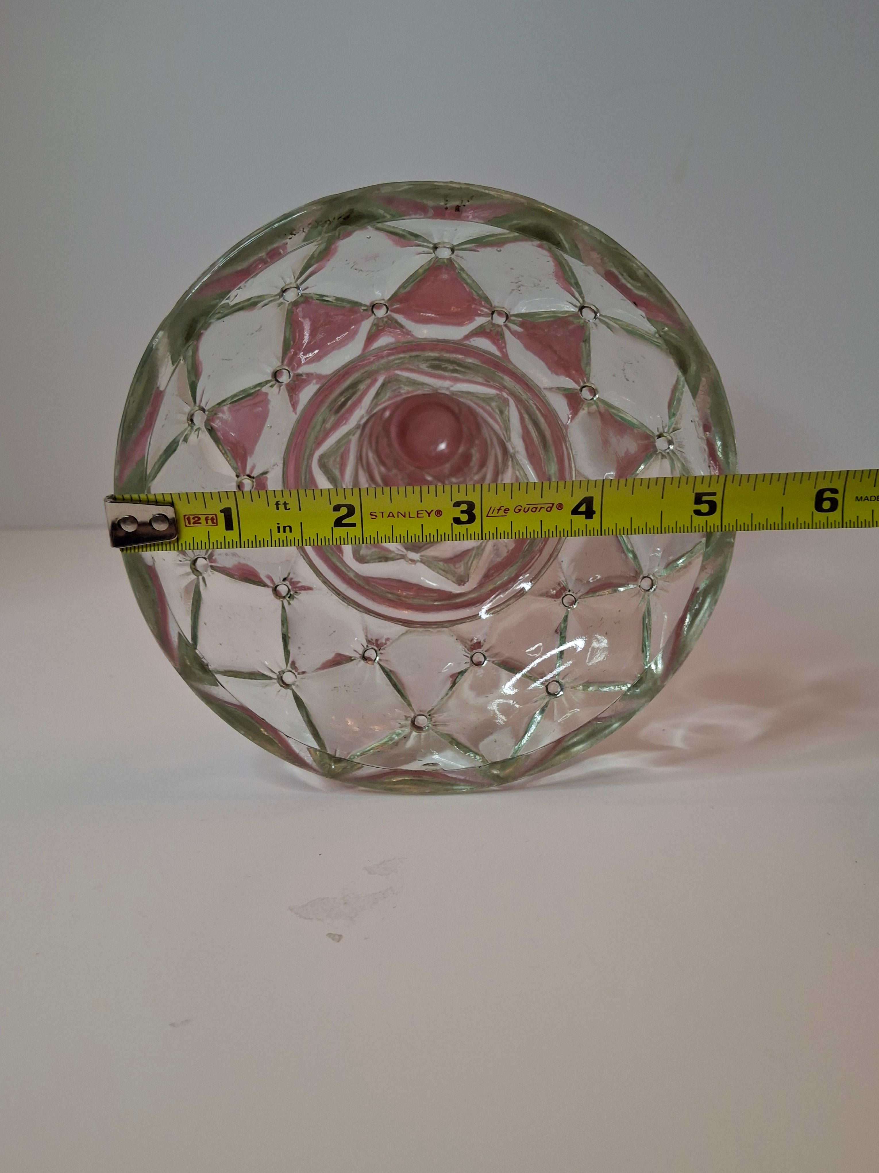 RARE PAIR Antique Consolidated Pink & Blue Cased Glass Florette Stand Lamps P&A