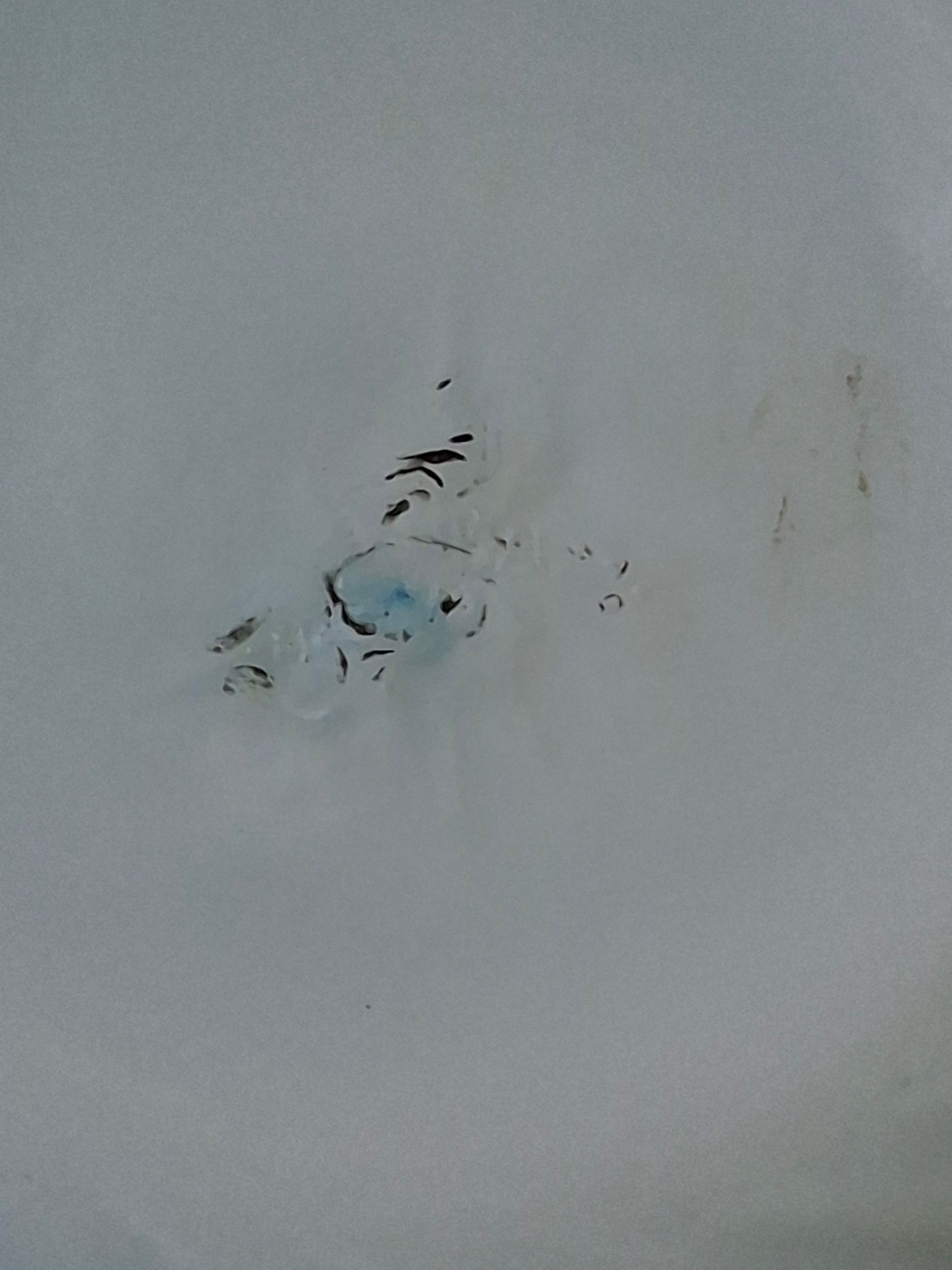 RARE Antique Blue Satin Uranium Glass Kerosene Finger Lamp Hand-Blown UV Glow