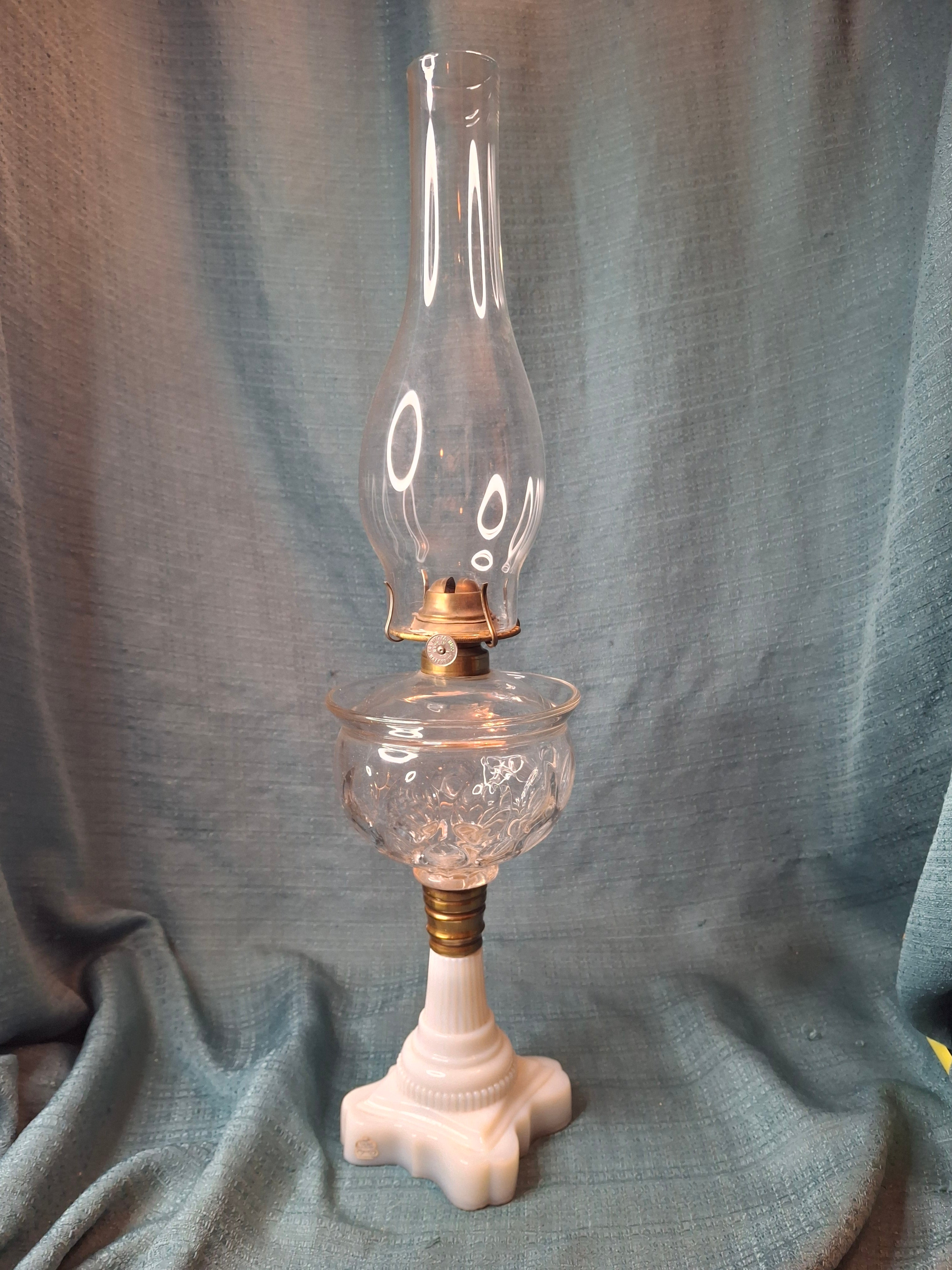 Antique Plume & Atwood "Oil Guard" Stand Lamp – Catherine Thuro Collection