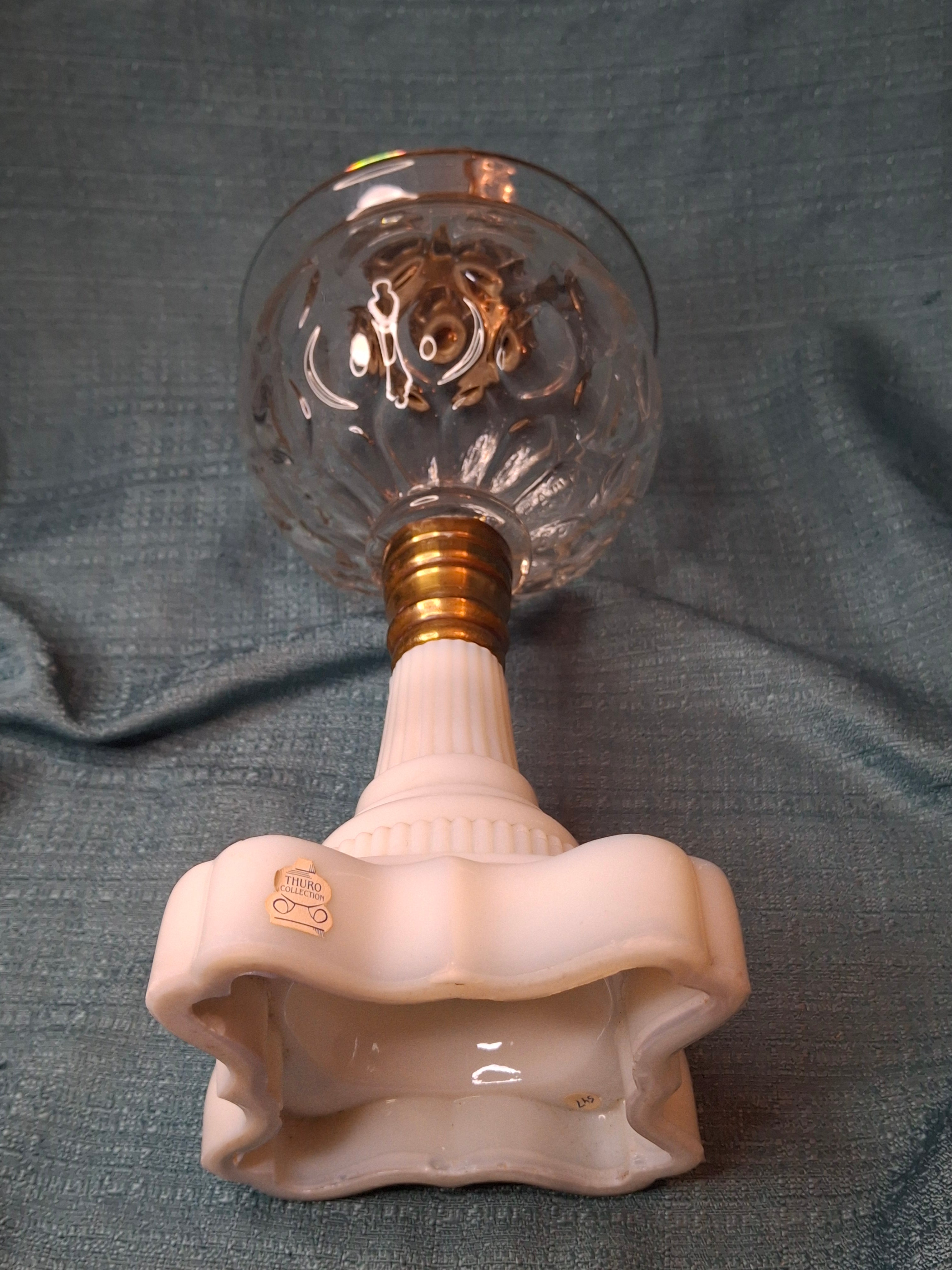 Antique Plume & Atwood "Oil Guard" Stand Lamp – Catherine Thuro Collection