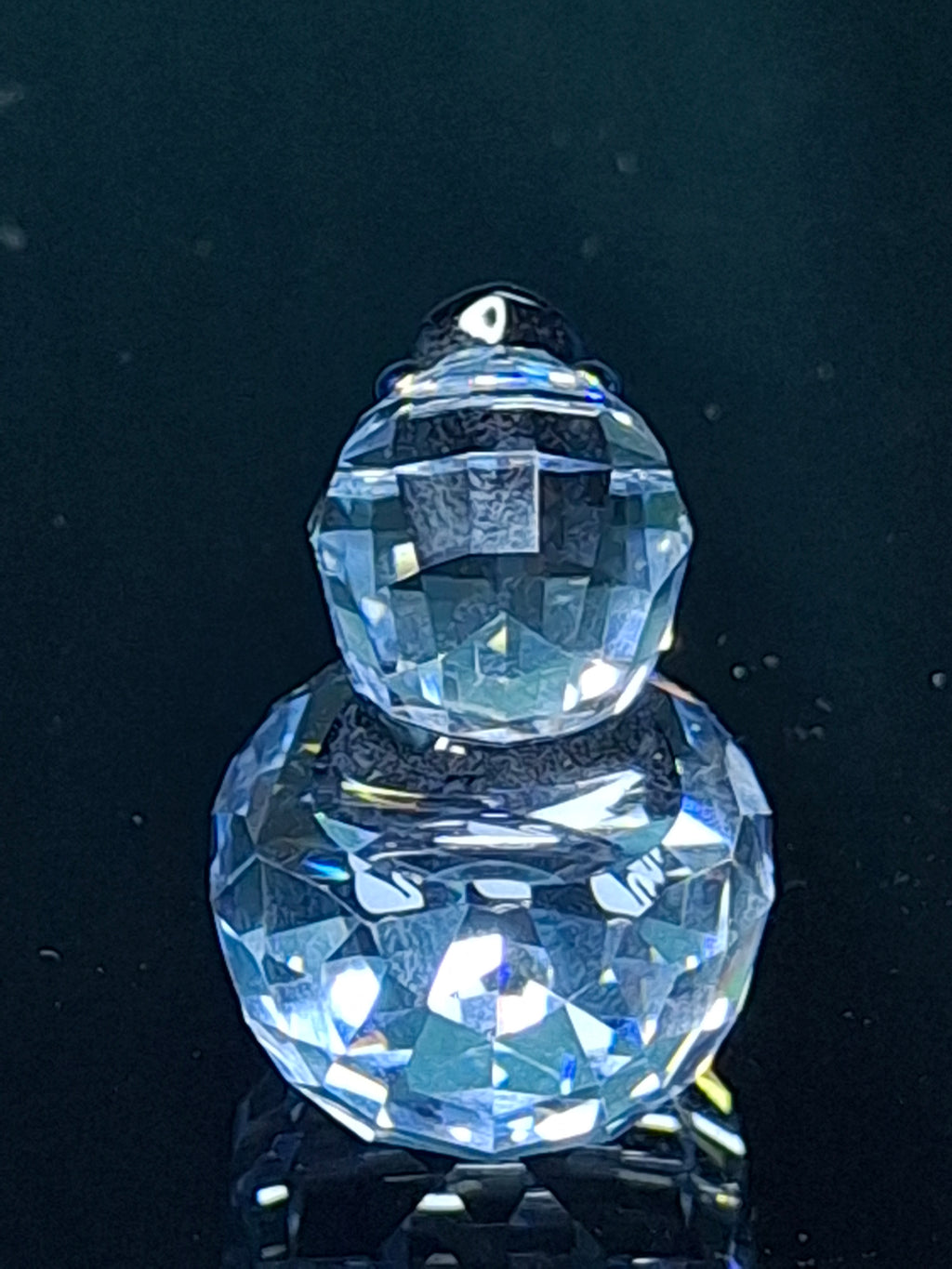 Swarovski Crystal Mini Duck Figurine - Retired 7660-035 - Swan Logo - MIB