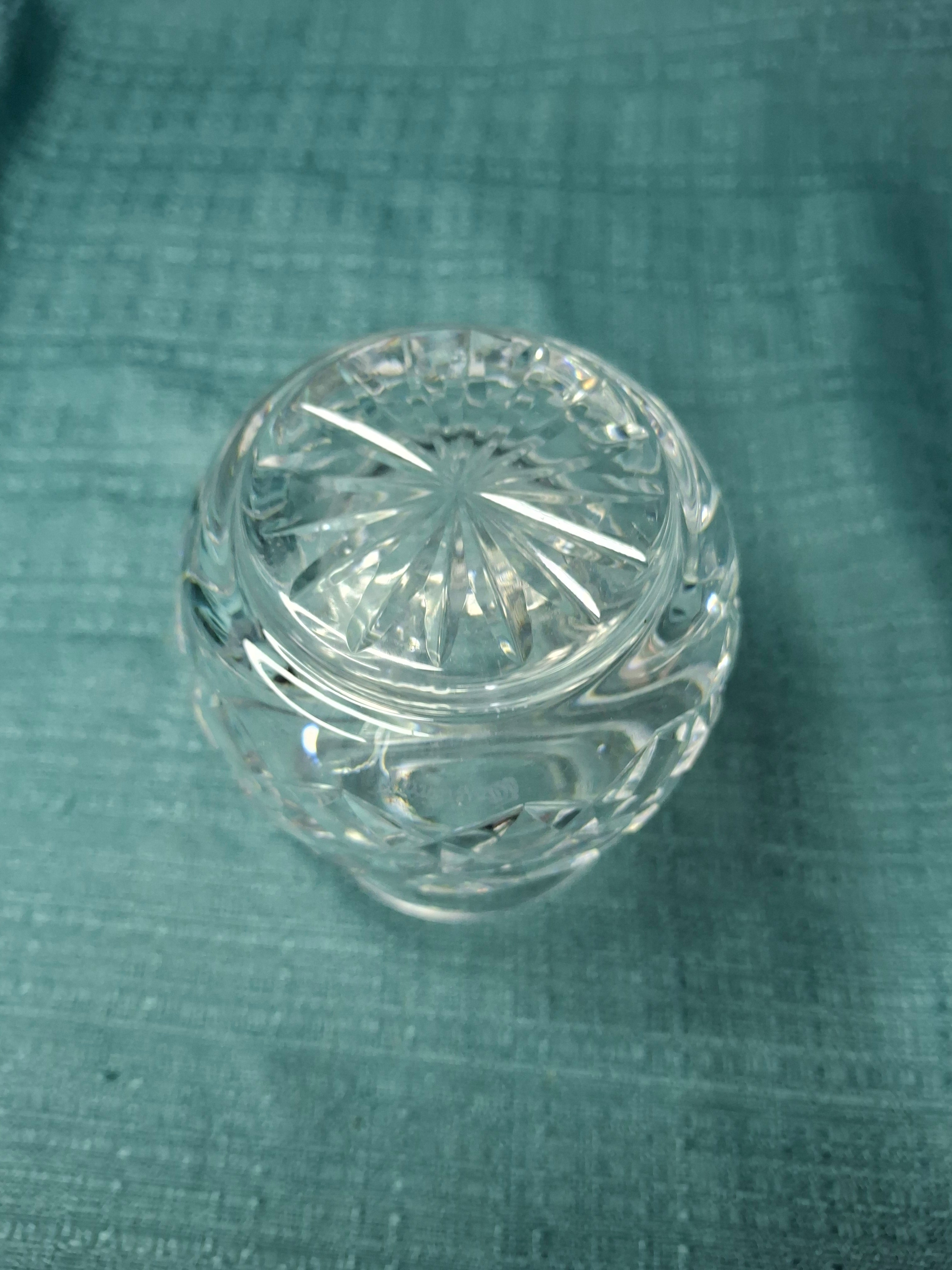 Waterford Crystal Glandore 4" Petite Flower Vase - Signed Irish Lead Crystal Bud Vase