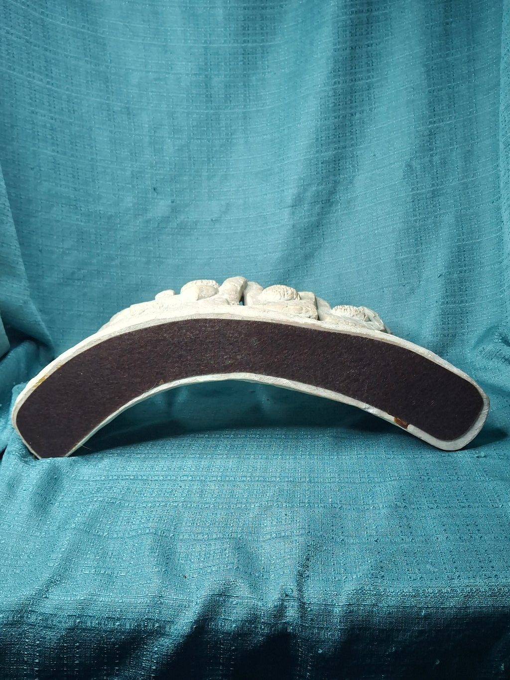 1985 Austin Productions Ellen Lord Menorah Sculpture "Celebration of Life" Judaica Durastone Art 15"