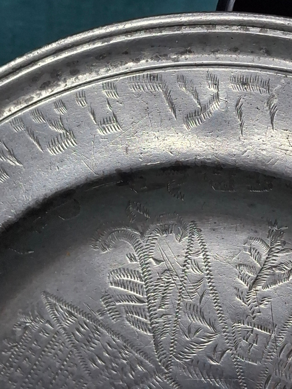 Extremely Rare 1761 Signed Judaica Pewter Purim Plate – Israel Ben Meir of Bischwiller