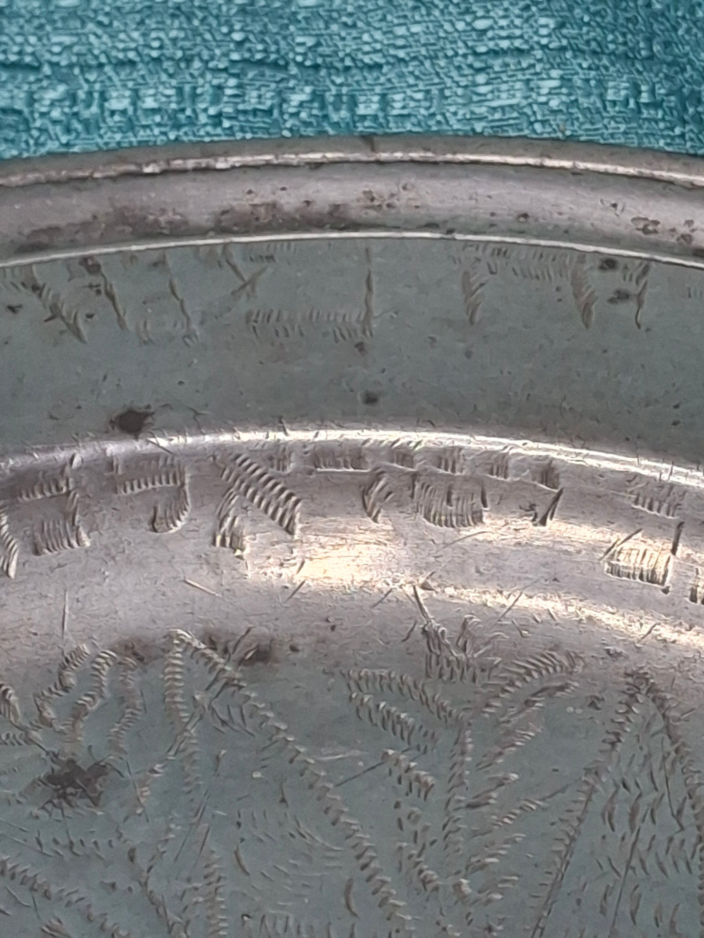 Extremely Rare 1761 Signed Judaica Pewter Purim Plate – Israel Ben Meir of Bischwiller
