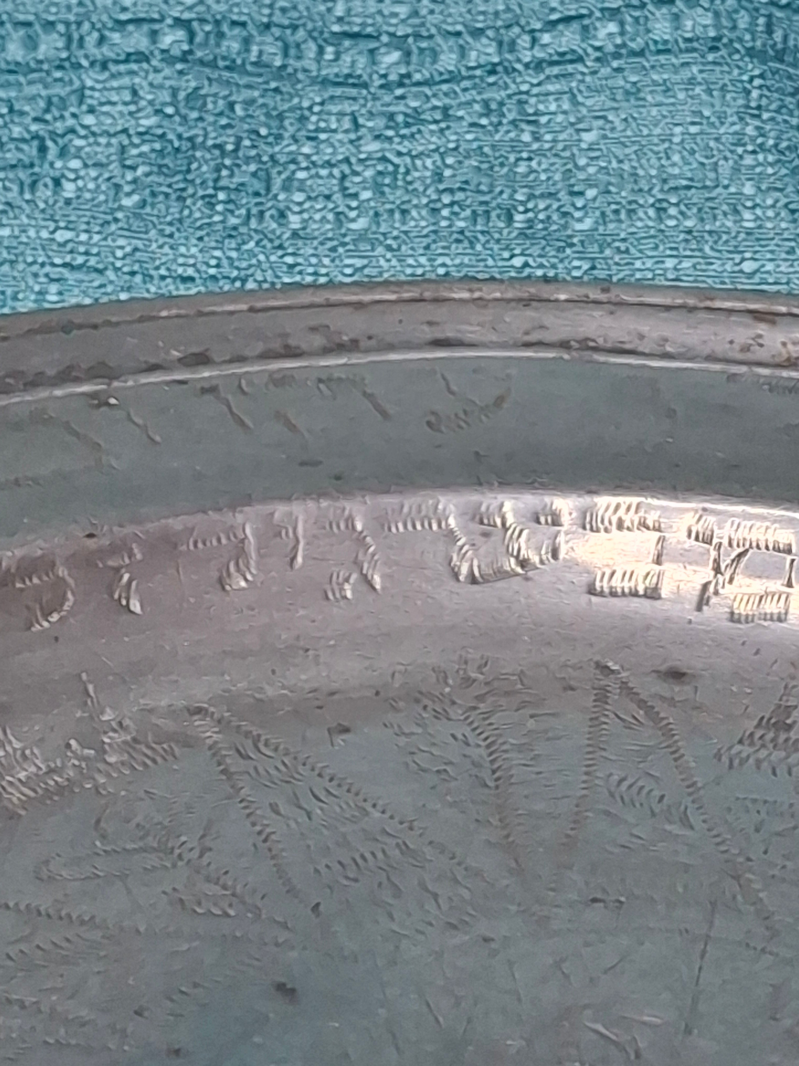Extremely Rare 1761 Signed Judaica Pewter Purim Plate – Israel Ben Meir of Bischwiller