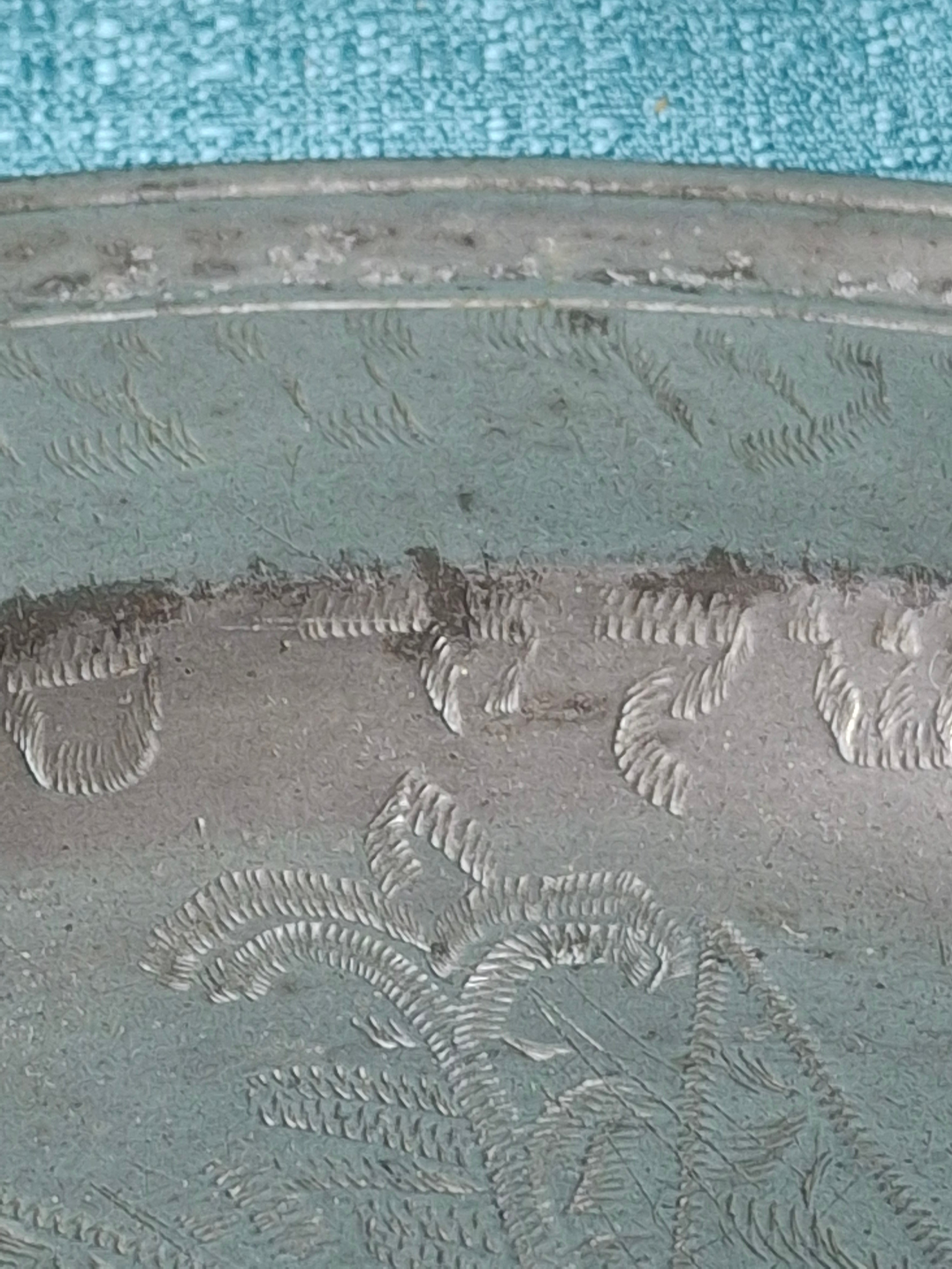 Extremely Rare 1761 Signed Judaica Pewter Purim Plate – Israel Ben Meir of Bischwiller