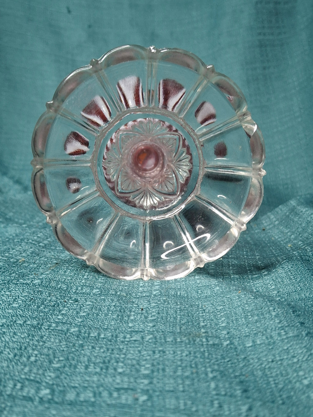 RARE Antique Cranberry Opalescent Sheldon Reverse Swirl Oil Lamp | Princess Feather Uranium Base | 1880s Victorian Glow Glass | P&A Eagle Burner