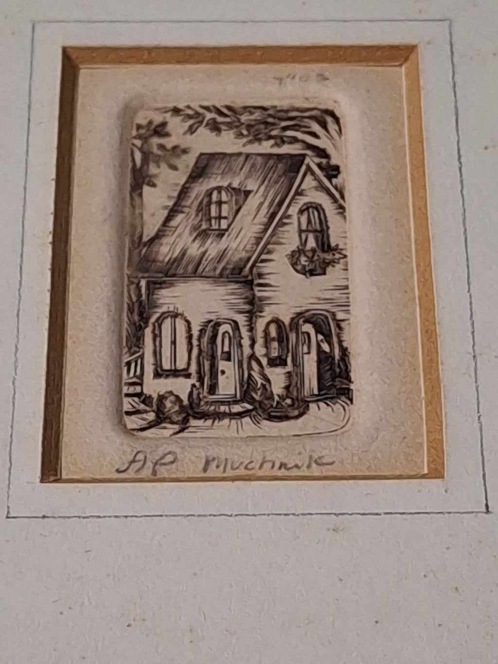 Michoel Muchnik Signed Triptych Lithograph Artist Proof AP Jerusalem Yerushalayim