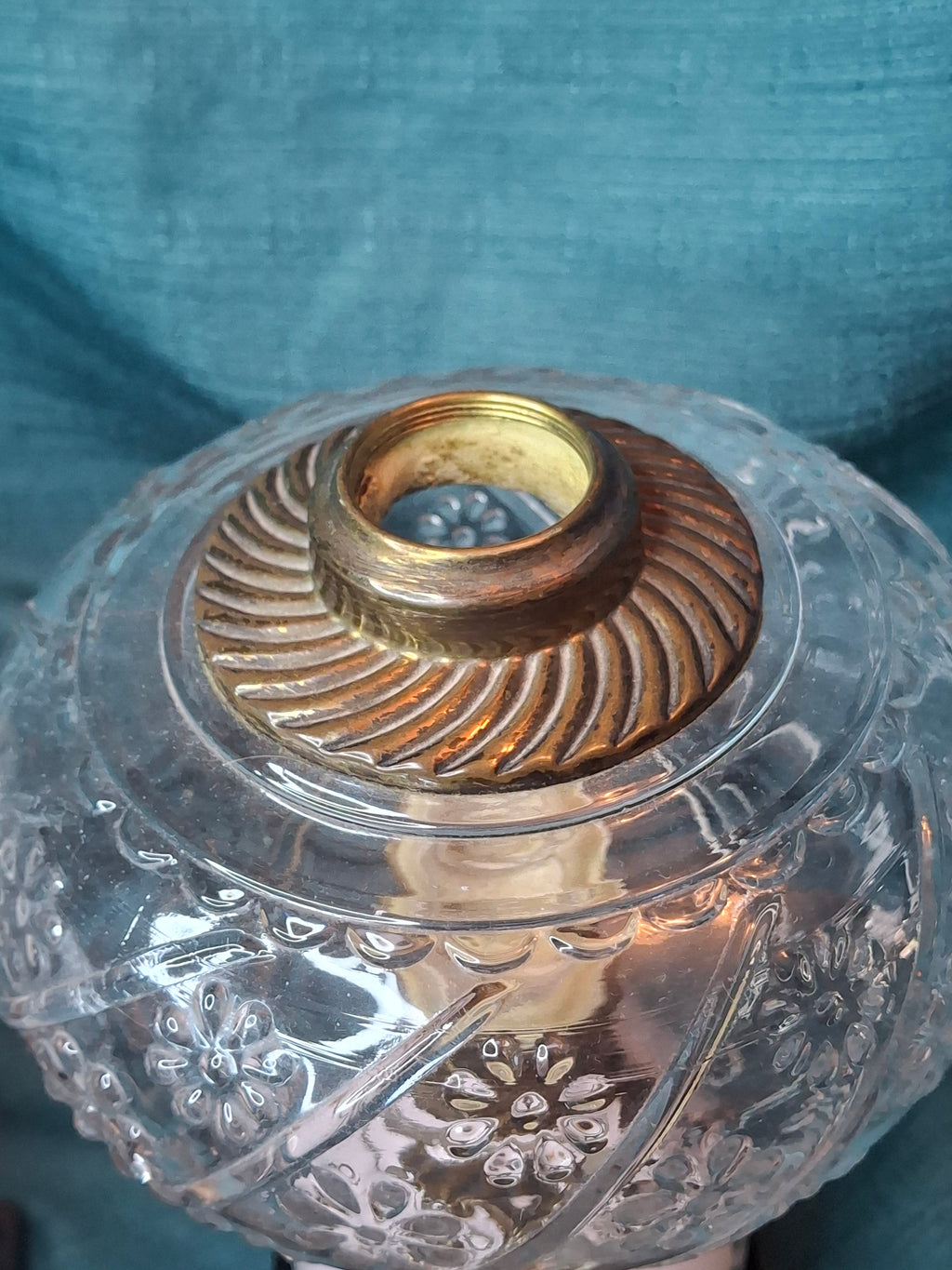 Pair Antique Victorian Opal Oil Lamps Hand Painted Owl Milk Glass Cast Iron P&A 20"