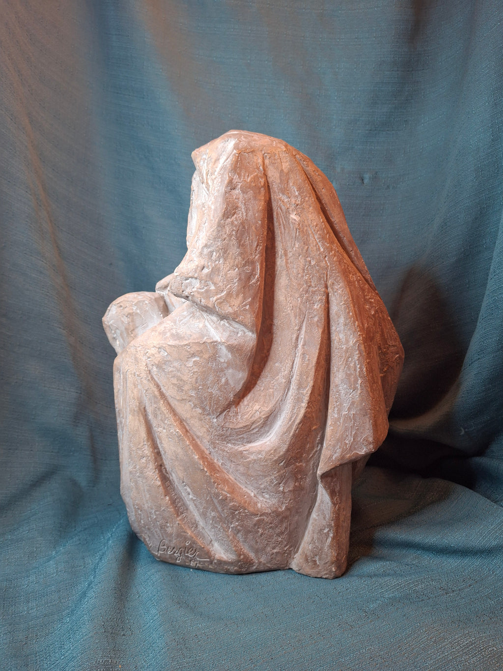 Vintage 1967 Arnold Bergier Moses Ten Commandments Sculpture Austin Productions MCM Bust