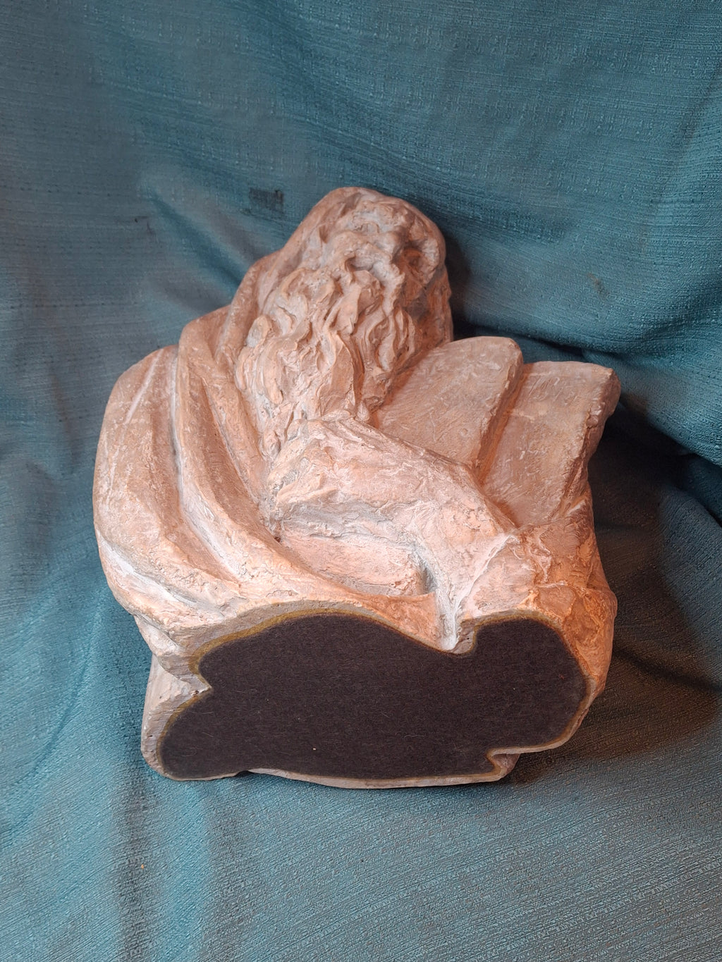 Vintage 1967 Arnold Bergier Moses Ten Commandments Sculpture Austin Productions MCM Bust