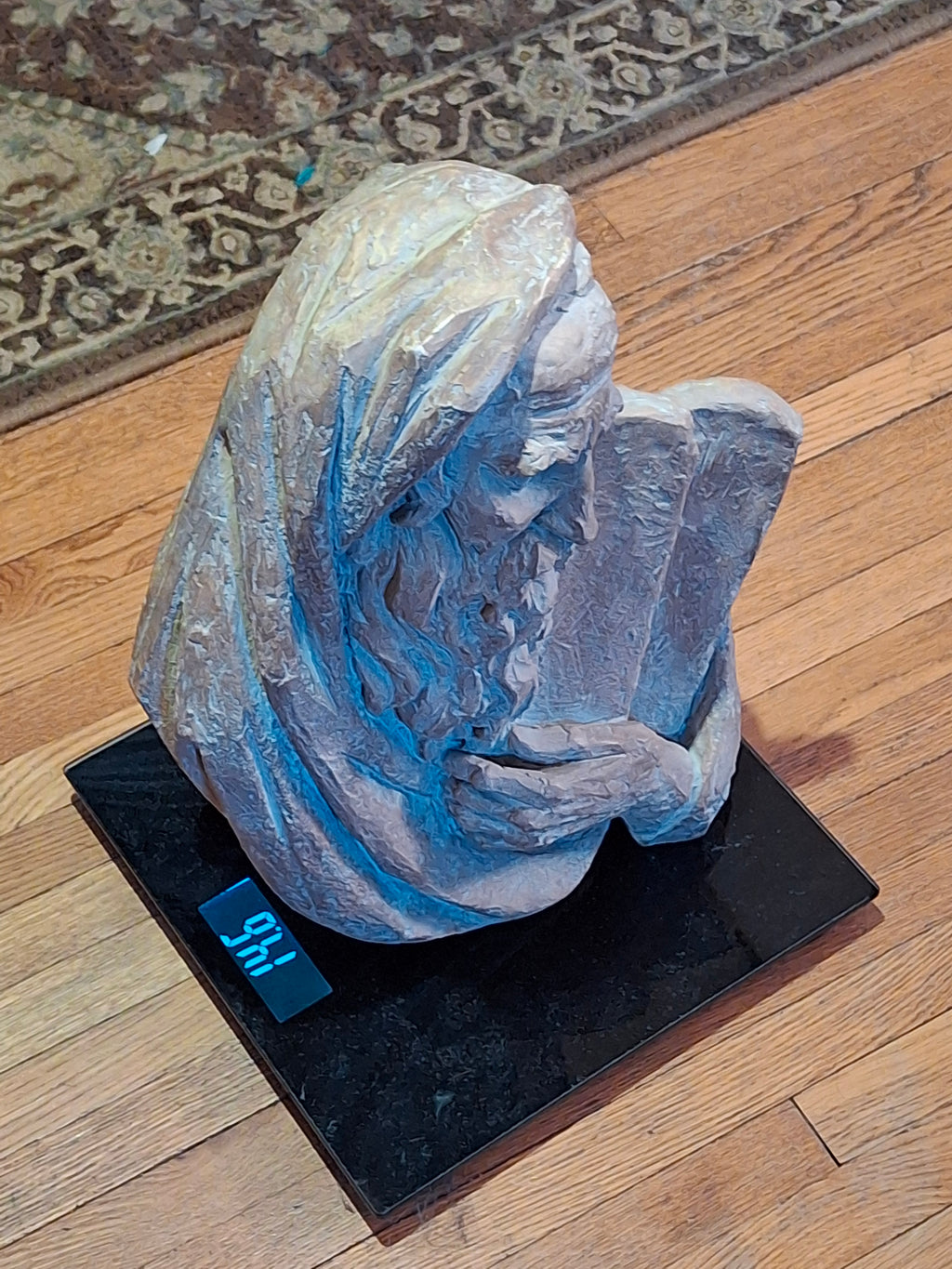 Vintage 1967 Arnold Bergier Moses Ten Commandments Sculpture Austin Productions MCM Bust