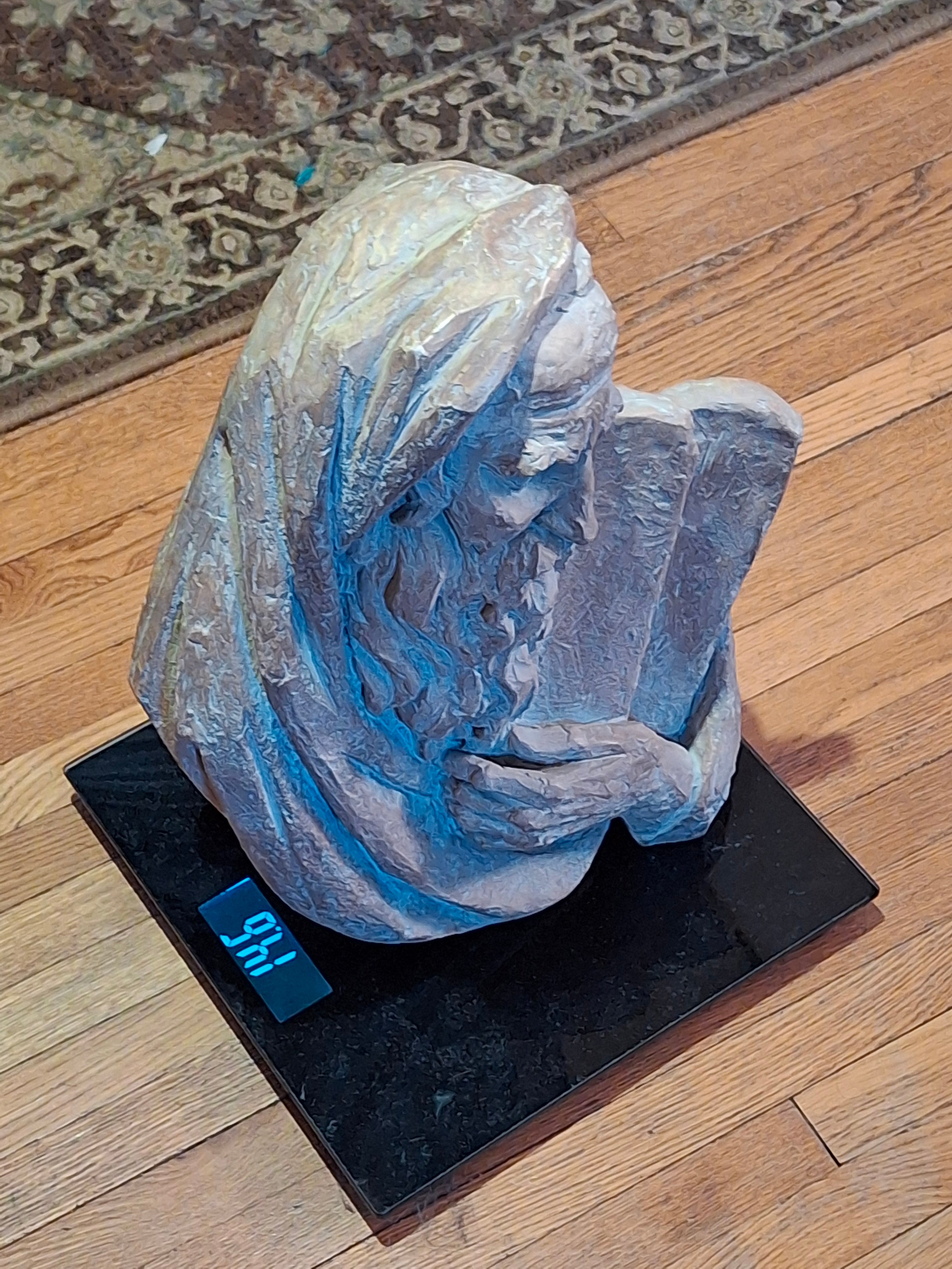 Vintage 1967 Arnold Bergier Moses Ten Commandments Sculpture Austin Productions MCM Bust