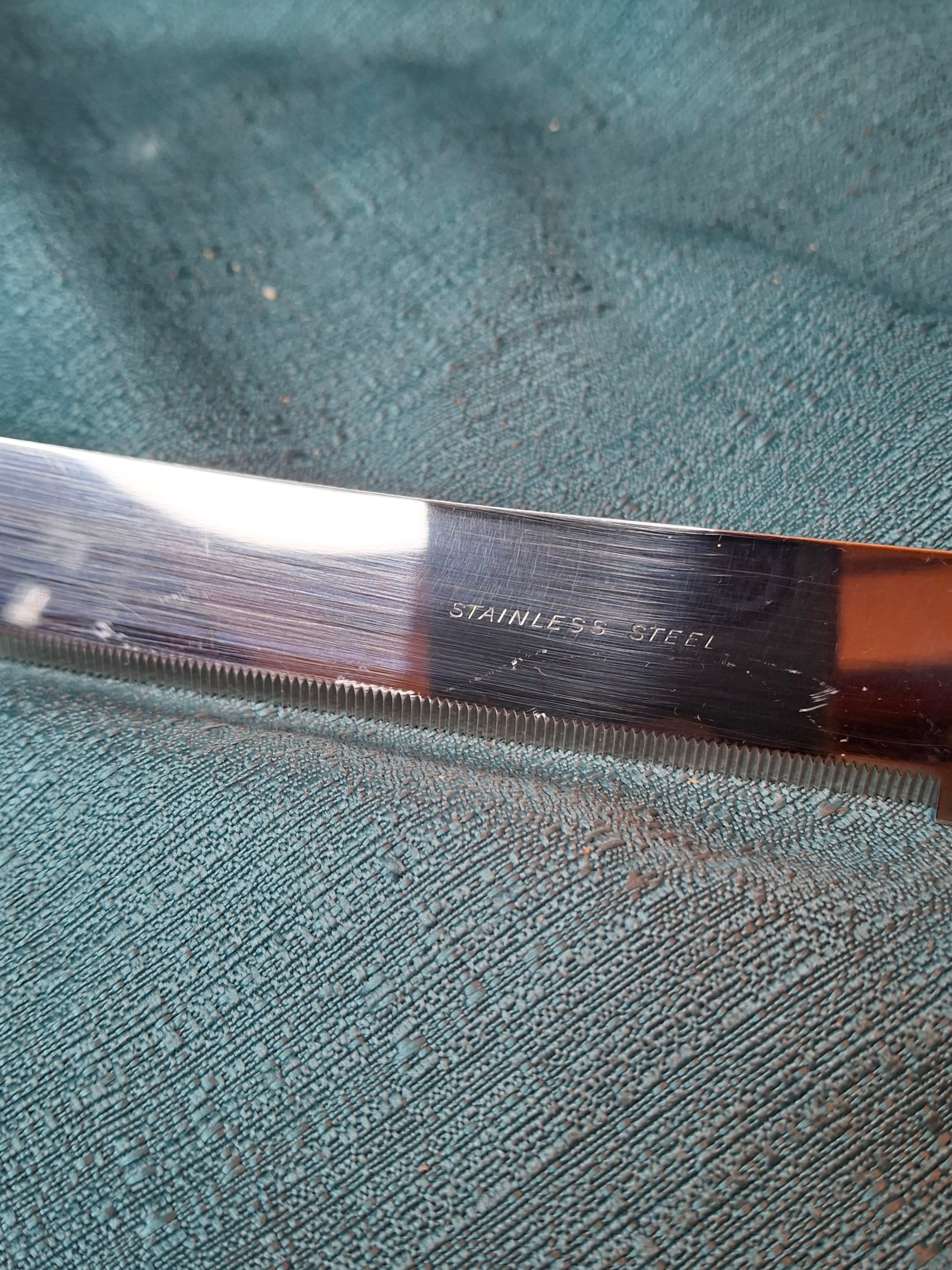 Gorham Chantilly Sterling Silver Challah Knife - No Monogram - Ornate Scroll Handle - 13" Long - Stainless Serrated Blade