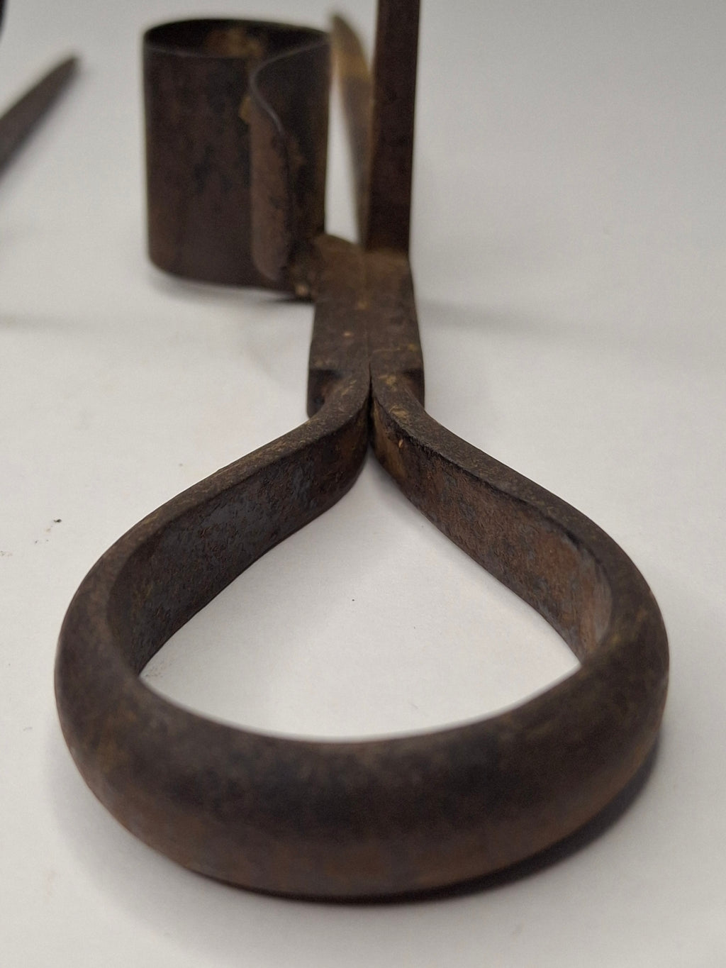 Lot of 3 Antique 19thC Hand Forged Miner's Sticking Tommy Candle Holders Mining