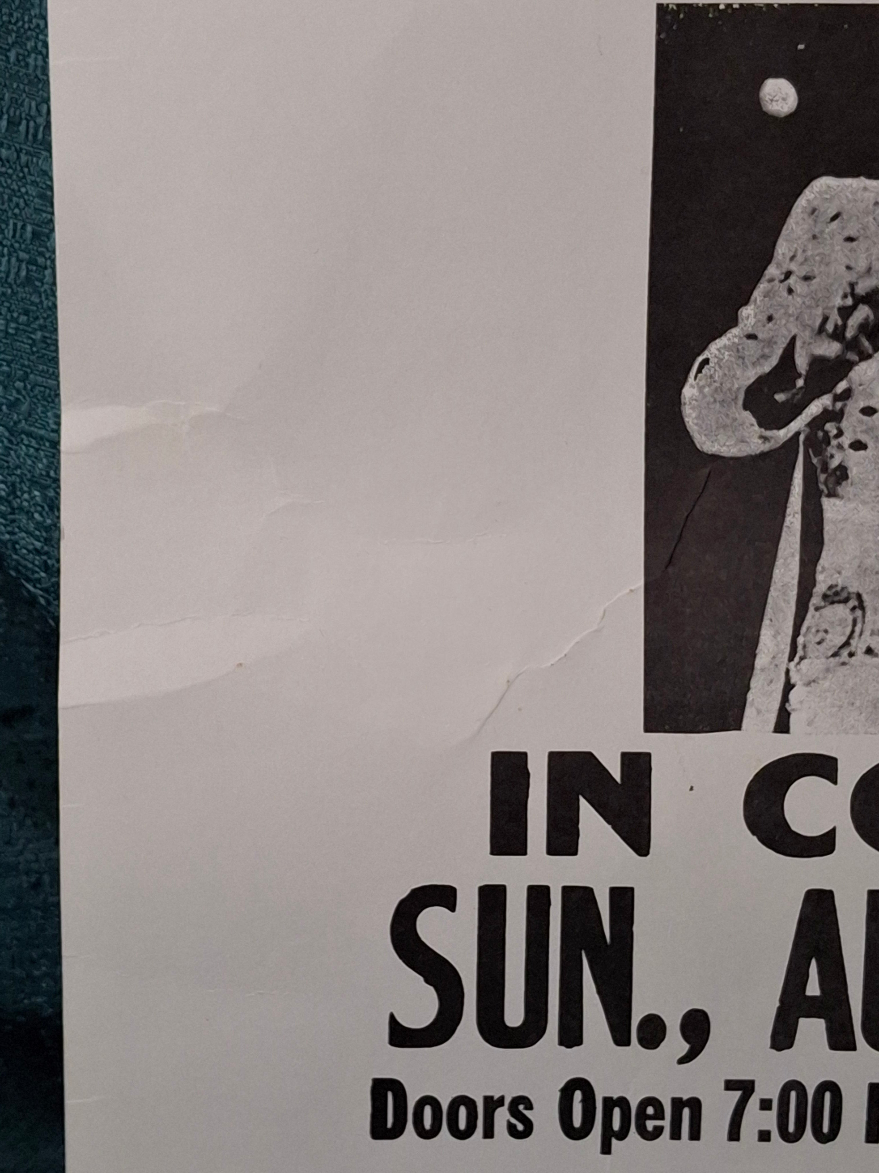 VINTAGE Elvis Presley 1977 Hartford Civic Center Concert Poster - Phantom Tour