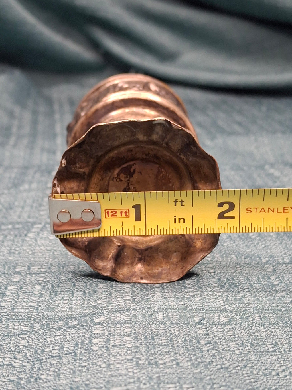 Antique 19thC Repoussé Besamim Spice Tower - Hebrew Inscription - Judaica Havdalah