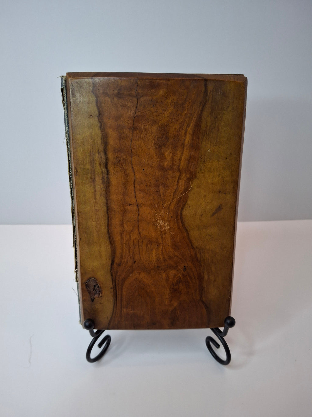 Rare 1897 Olive Wood Passover Haggadah Jerusalem Zuckerman Hebrew English Kirschenbaum