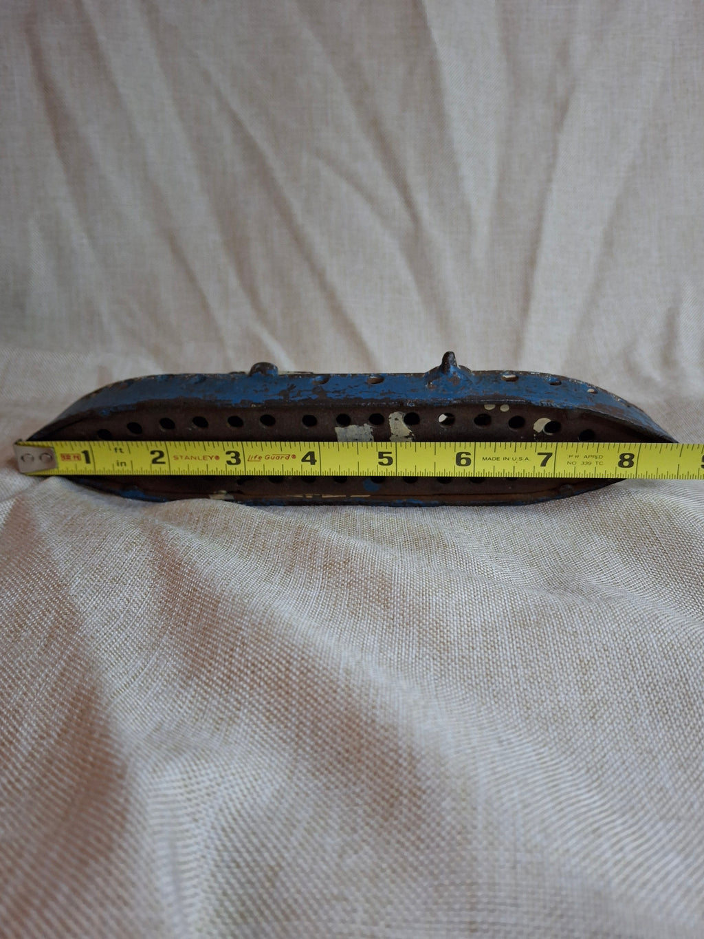 Antique 1915 Kenton Cast Iron Battleship Still Bank - Large 8.5" Model