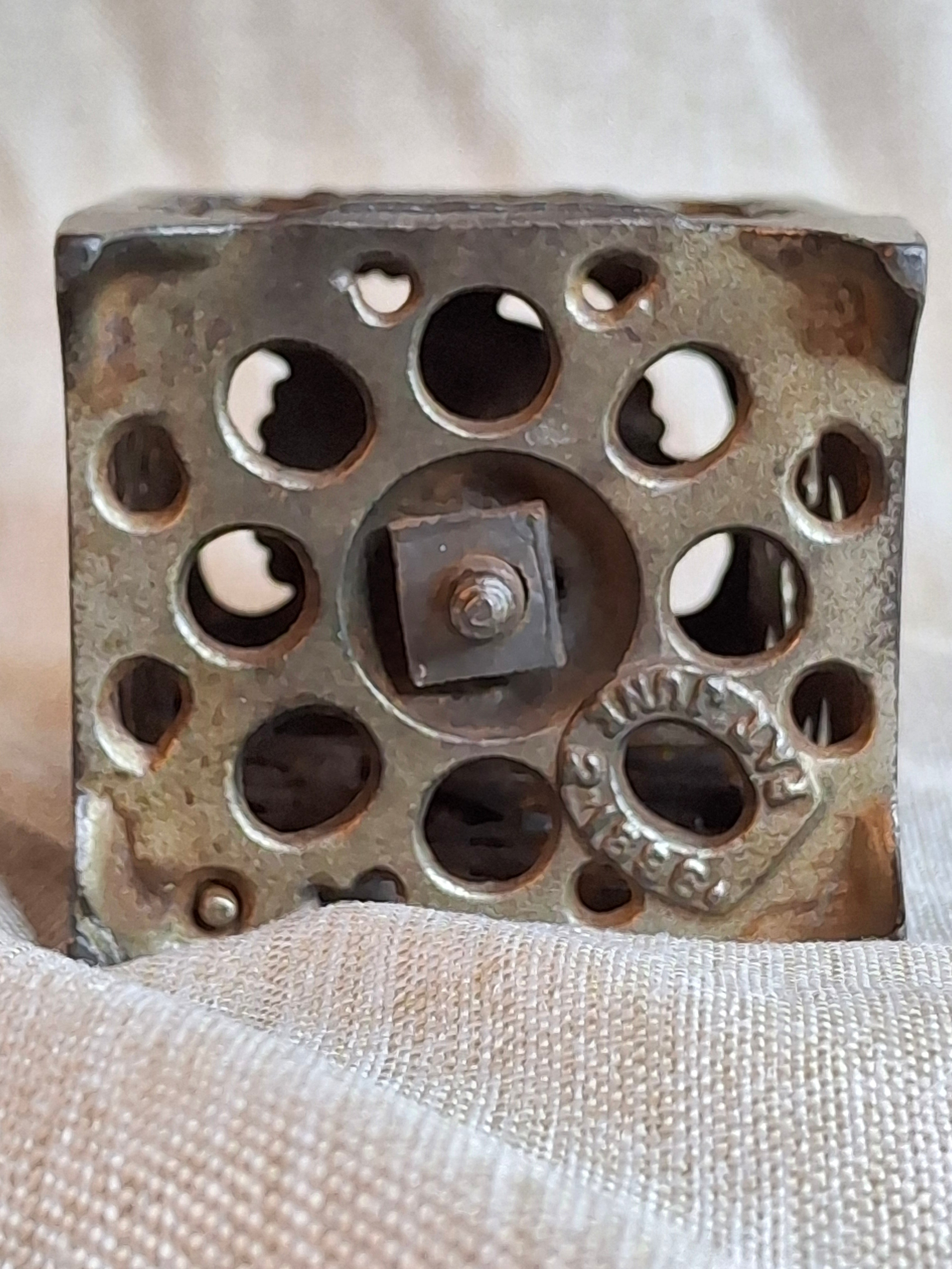 Antique J. & E. Stevens Cast Iron Safe Bank Pat June 2 1896 Ornate Still Bank