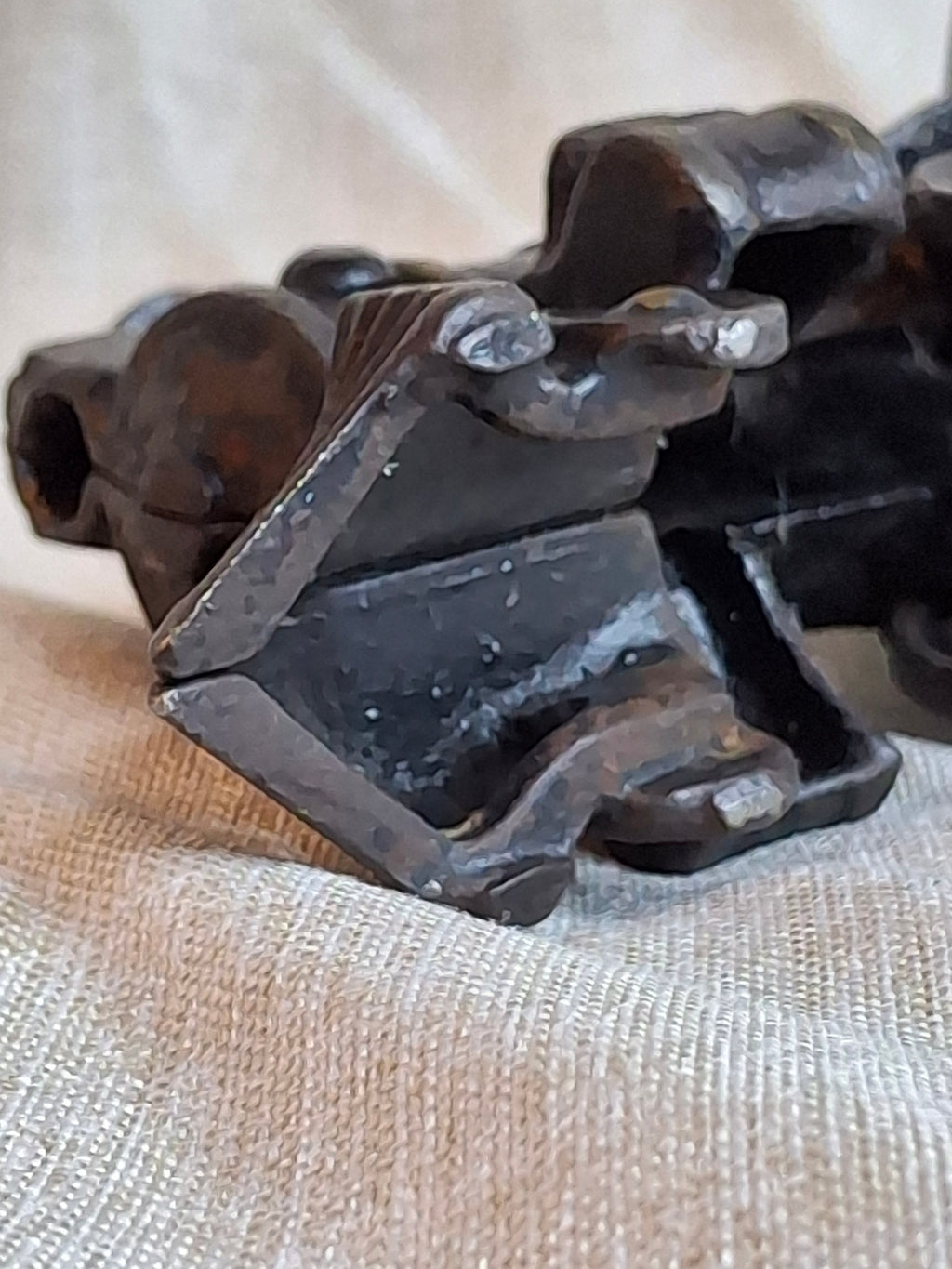 Antique Wilkins Cast Iron Floor Train Locomotive Circa 1895-1905 Keene NH 7"