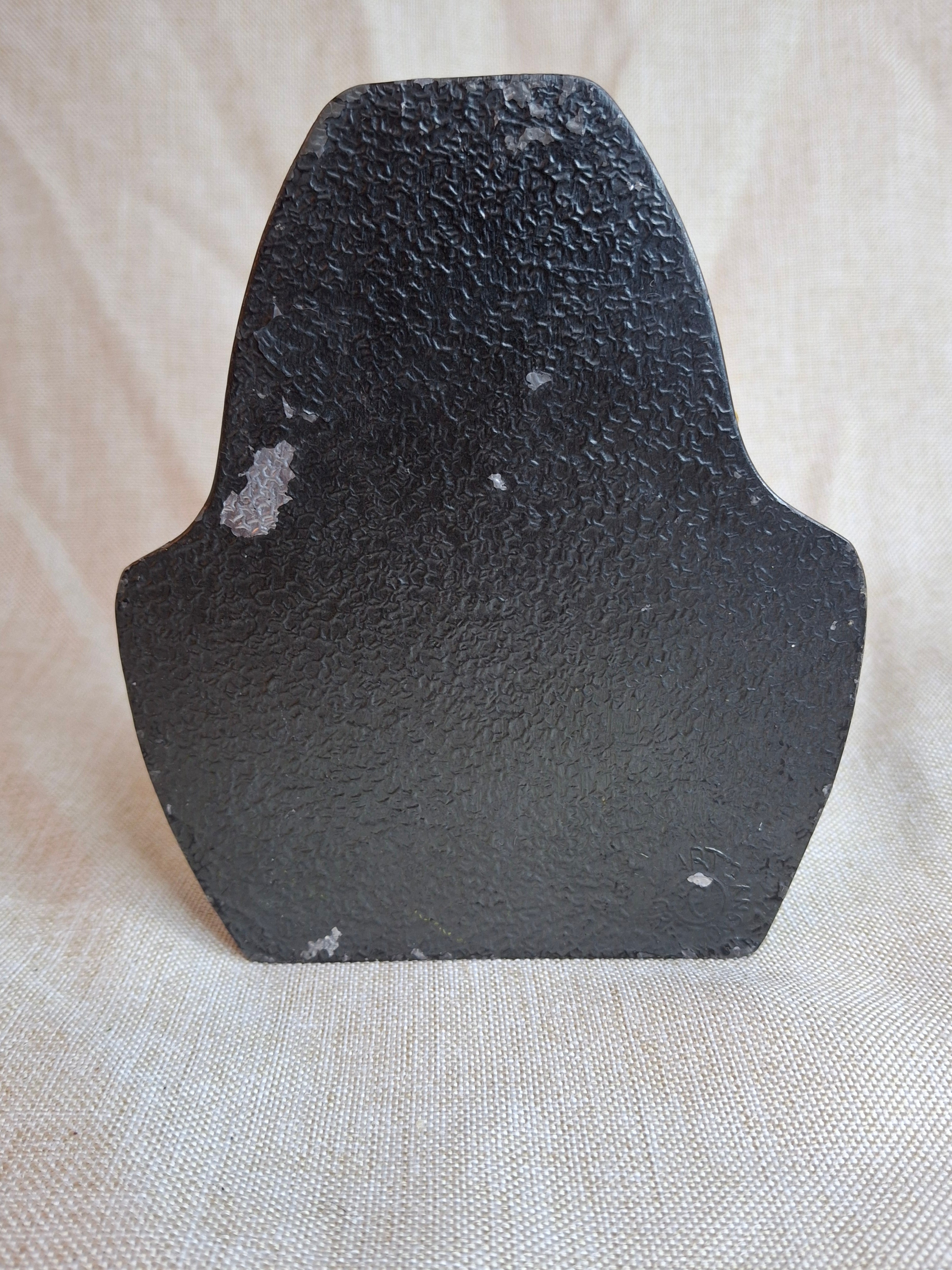Antique Hubley Cast Iron Begging Puppy Dog Doorstop, Original Paint, c. 1920s