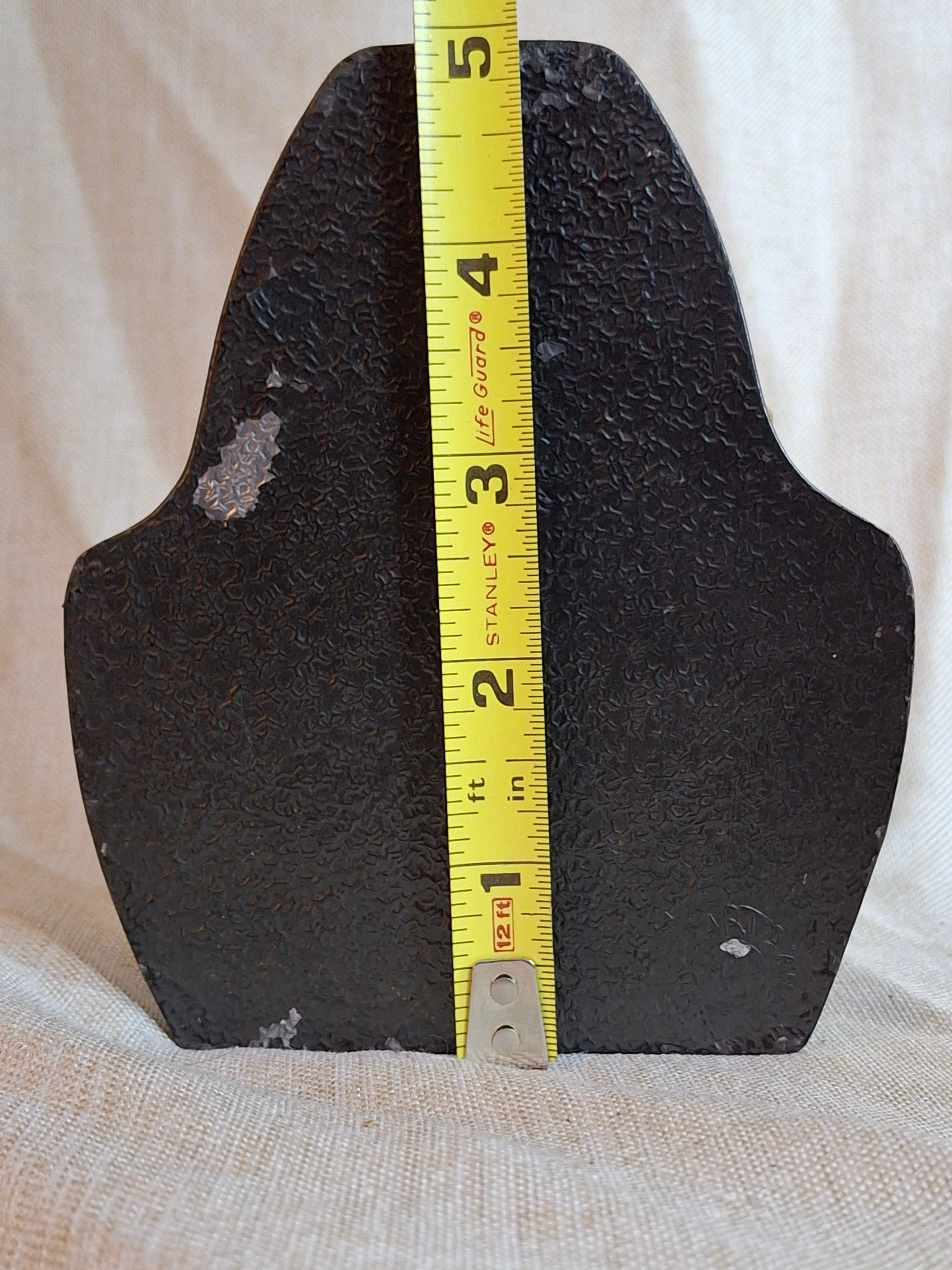 Antique Hubley Cast Iron Begging Puppy Dog Doorstop, Original Paint, c. 1920s