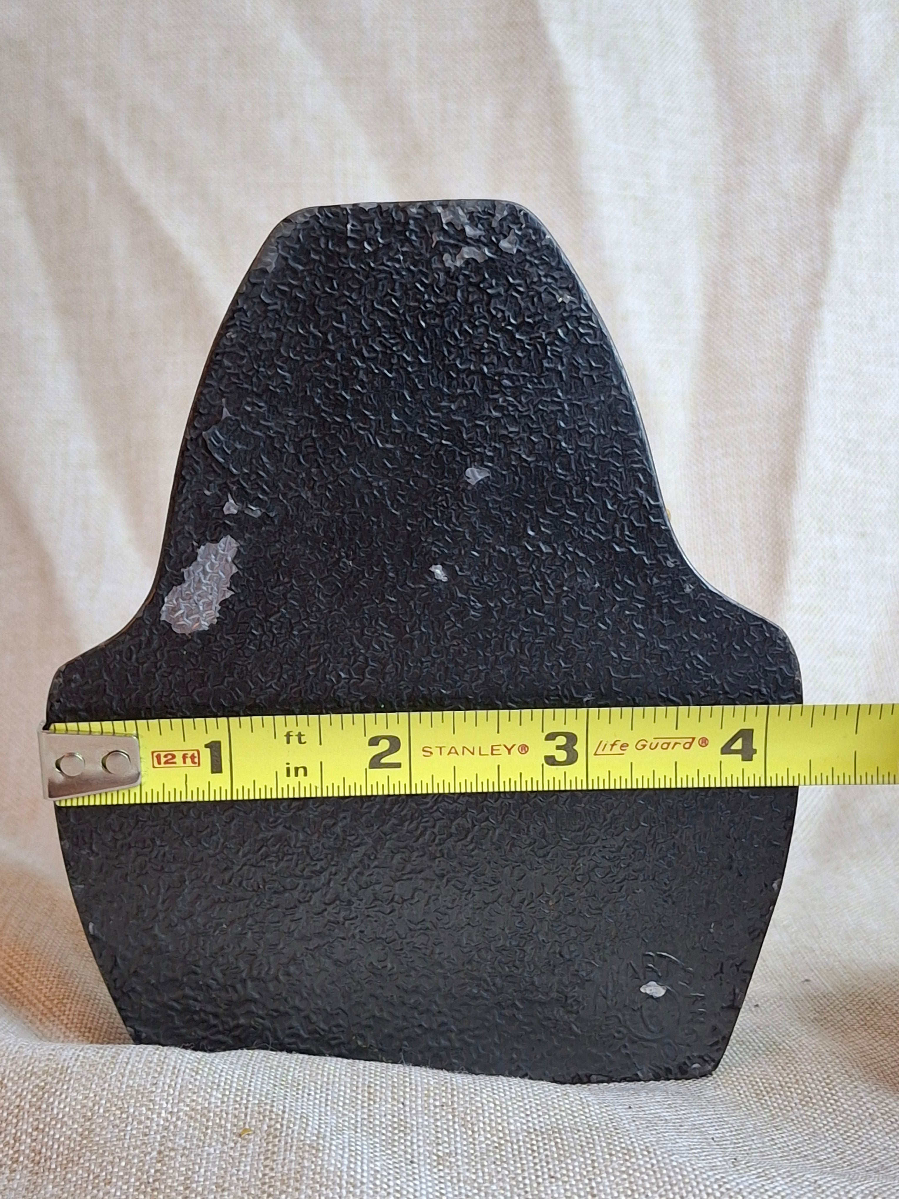 Antique Hubley Cast Iron Begging Puppy Dog Doorstop, Original Paint, c. 1920s