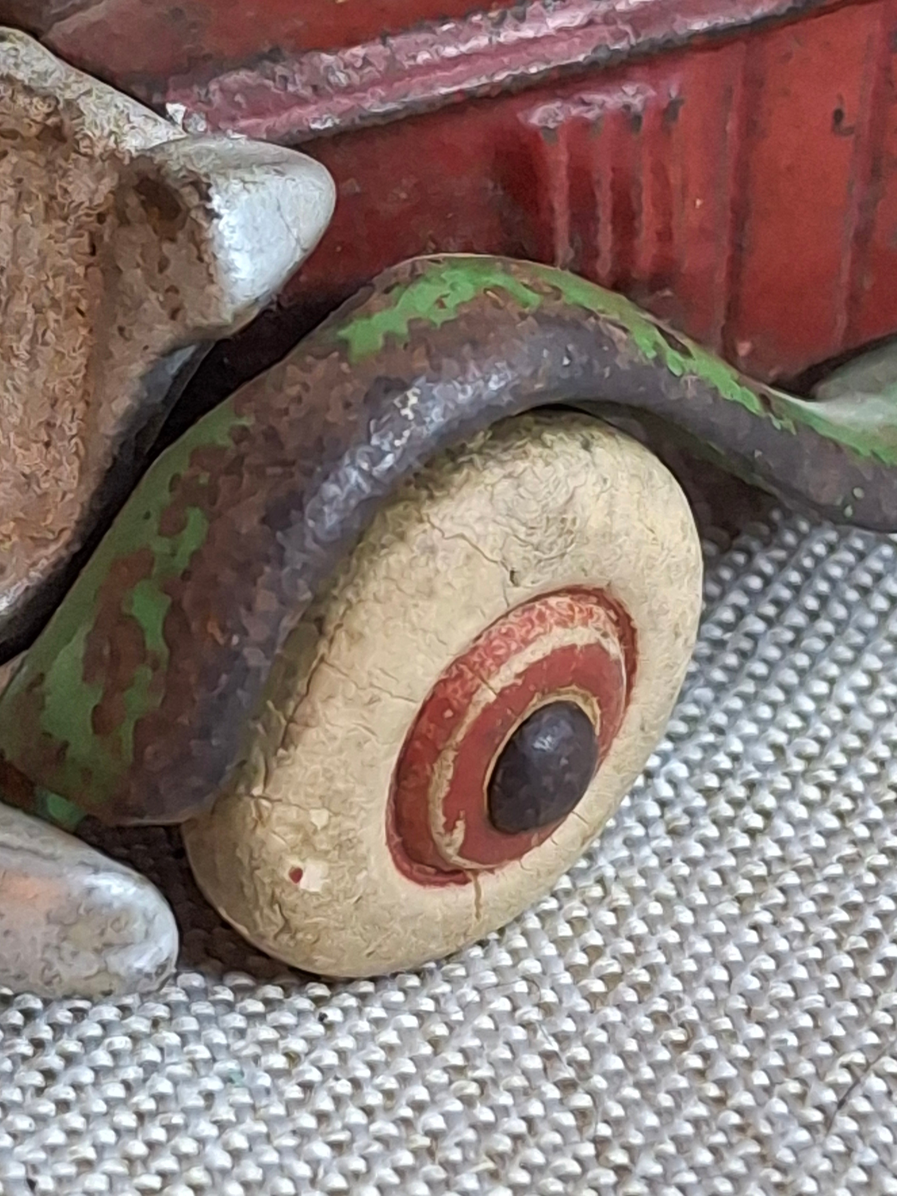 Antique Arcade Cast Iron Tow Truck Wrecker No. 263 Original Paint 1930s USA