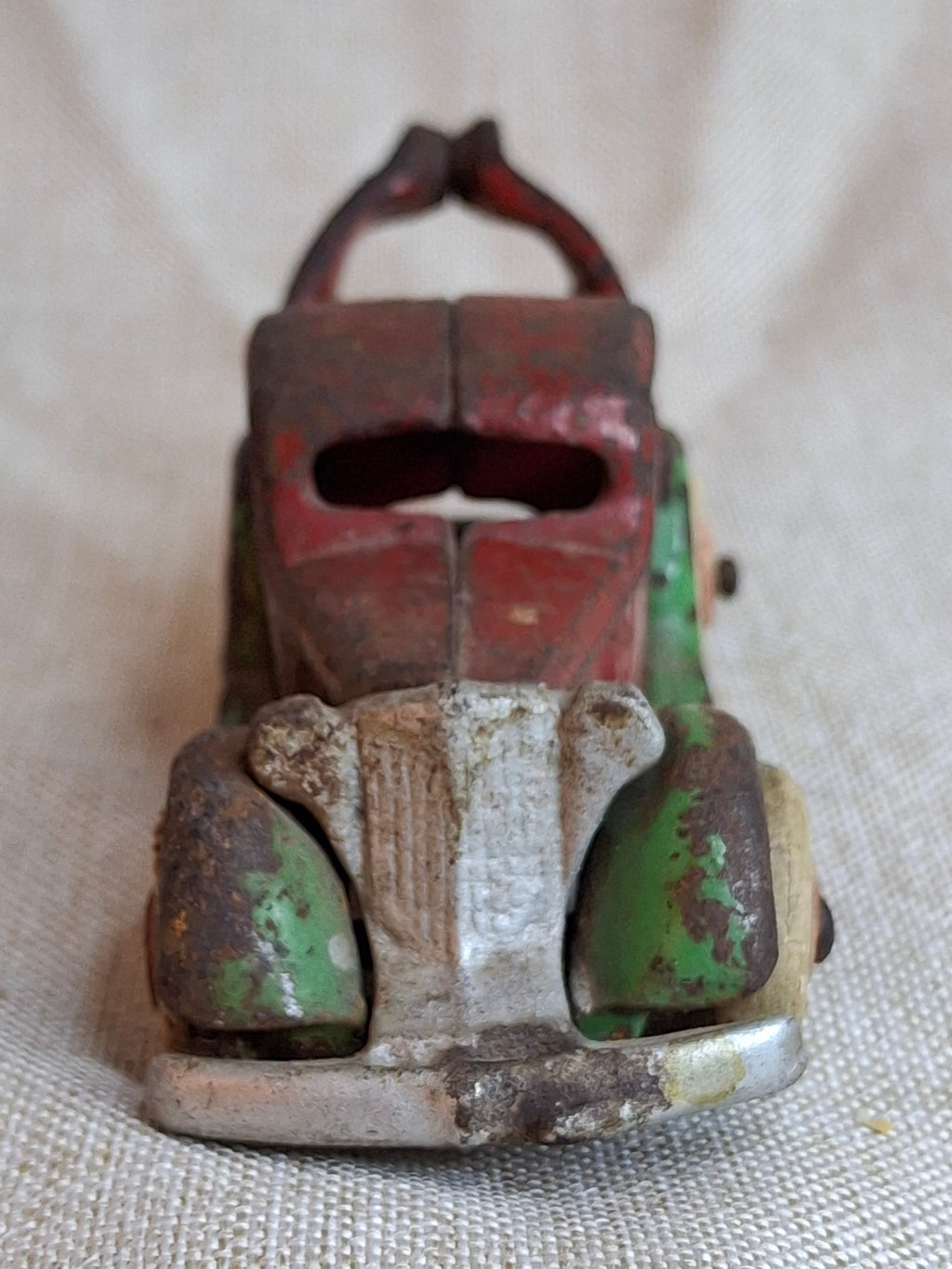 Antique Arcade Cast Iron Tow Truck Wrecker No. 263 Original Paint 1930s USA