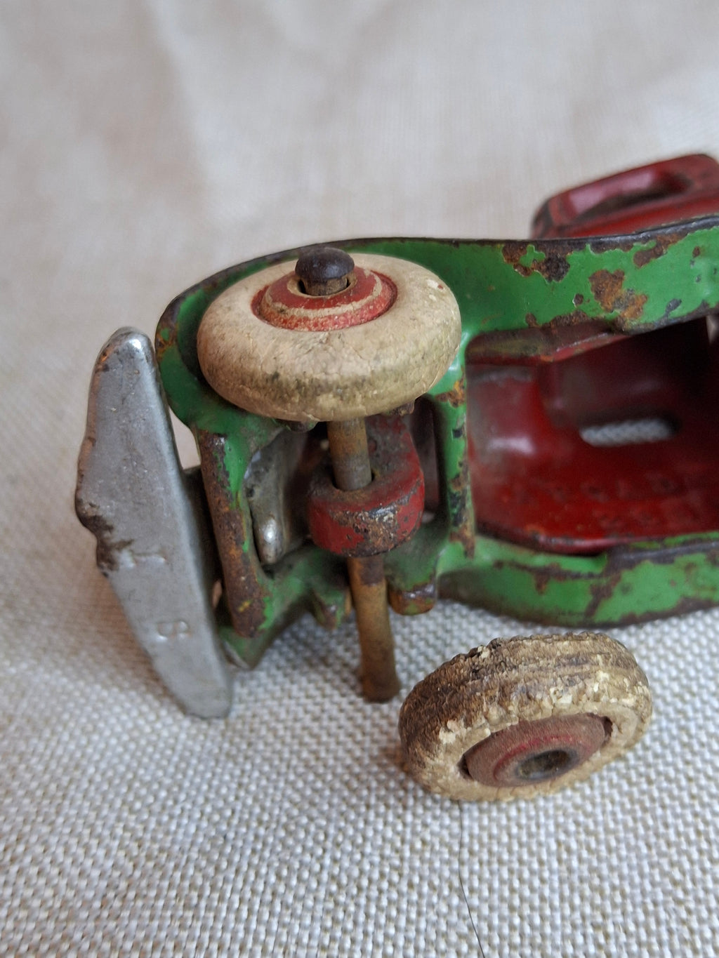 Antique Arcade Cast Iron Tow Truck Wrecker No. 263 Original Paint 1930s USA