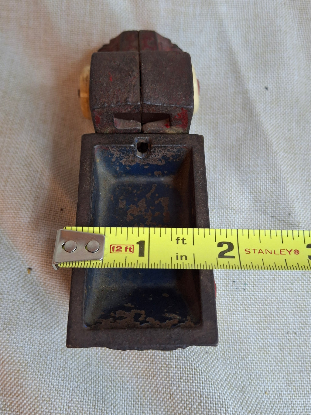 Rare 1920s Champion Cast Iron Mack C-Cab Dump Truck - Original Paint & White Tires