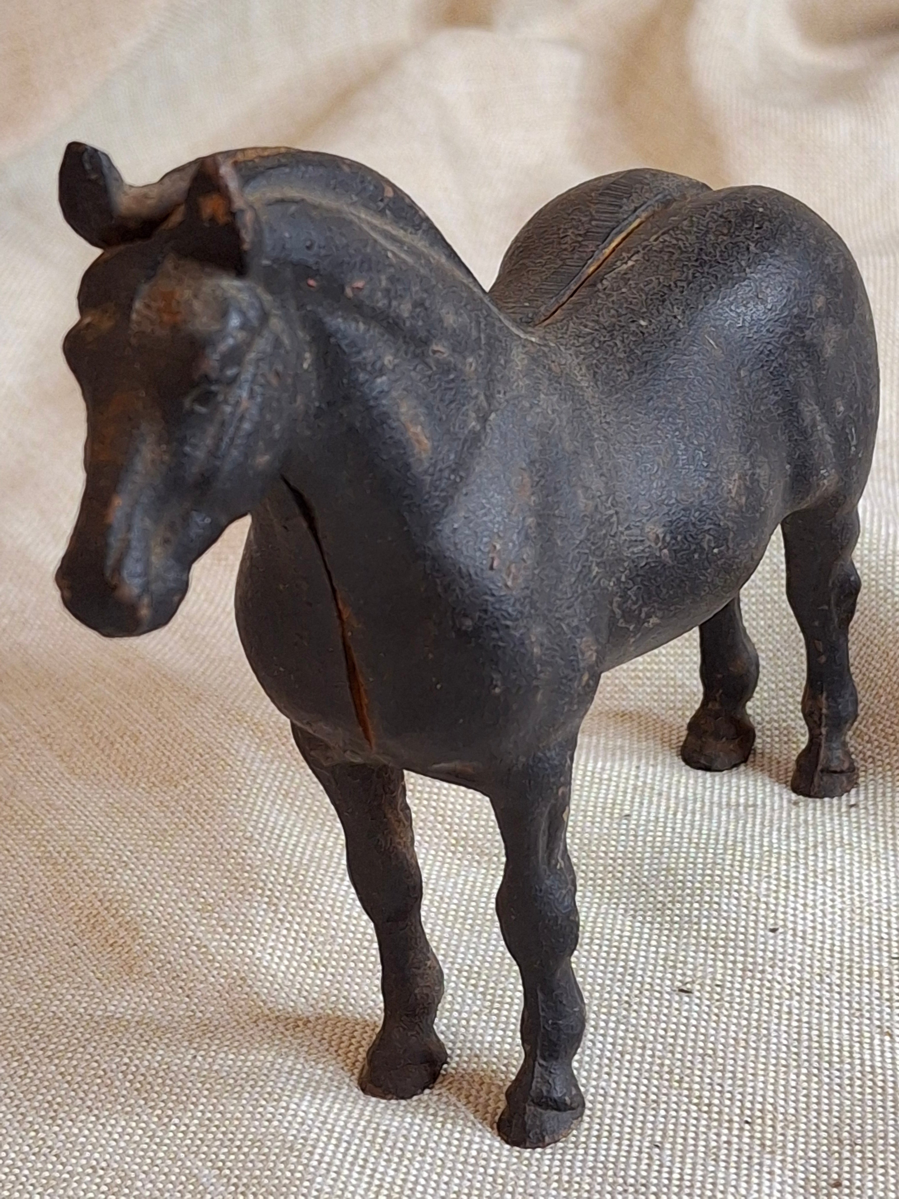 Antique Cast Iron Horse Still Bank Grey Iron Casting Co. Circa 1928 Moore #507