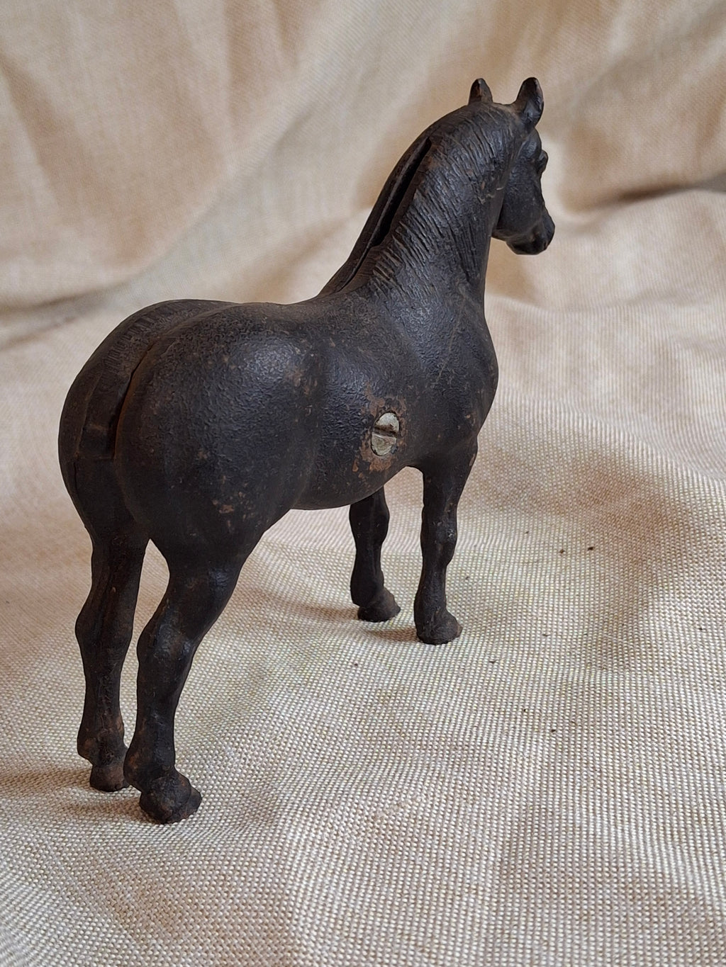 Antique Cast Iron Horse Still Bank Grey Iron Casting Co. Circa 1928 Moore #507