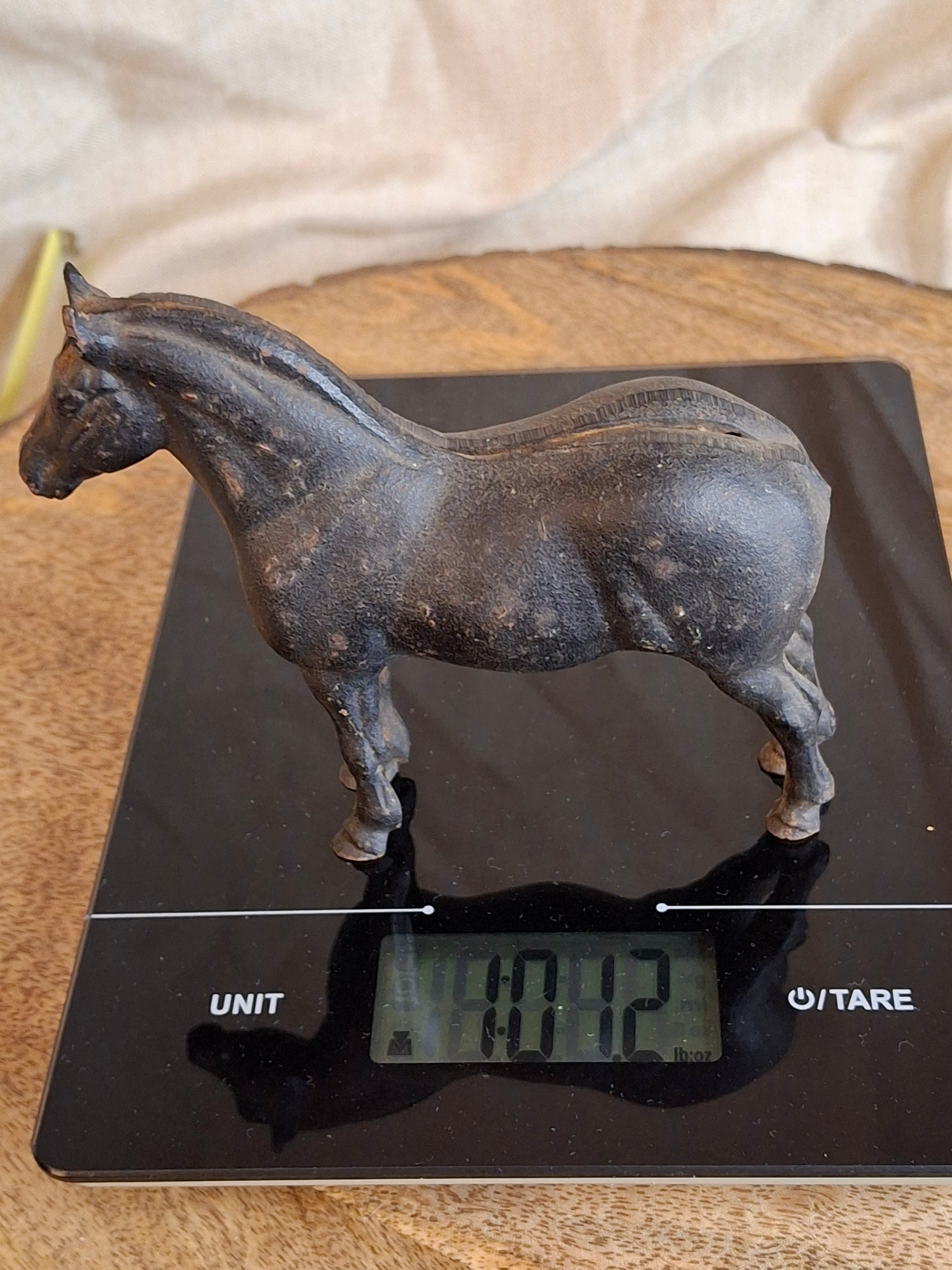 Antique Cast Iron Horse Still Bank Grey Iron Casting Co. Circa 1928 Moore #507