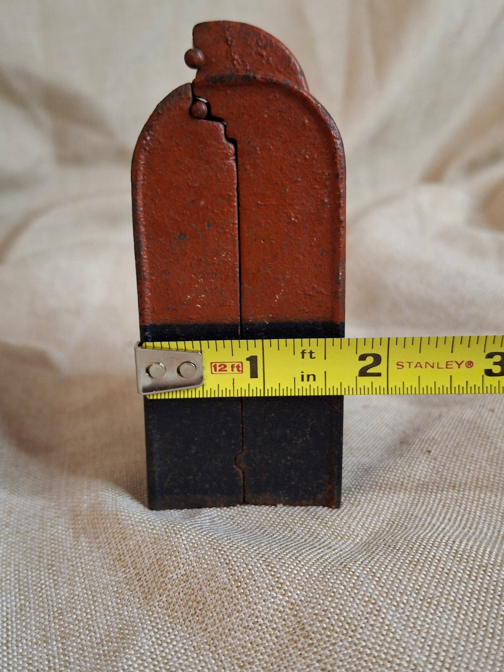 Antique Kenton Cast Iron U.S. Mail Still Bank No. Reading MA Red Black 1912-1931