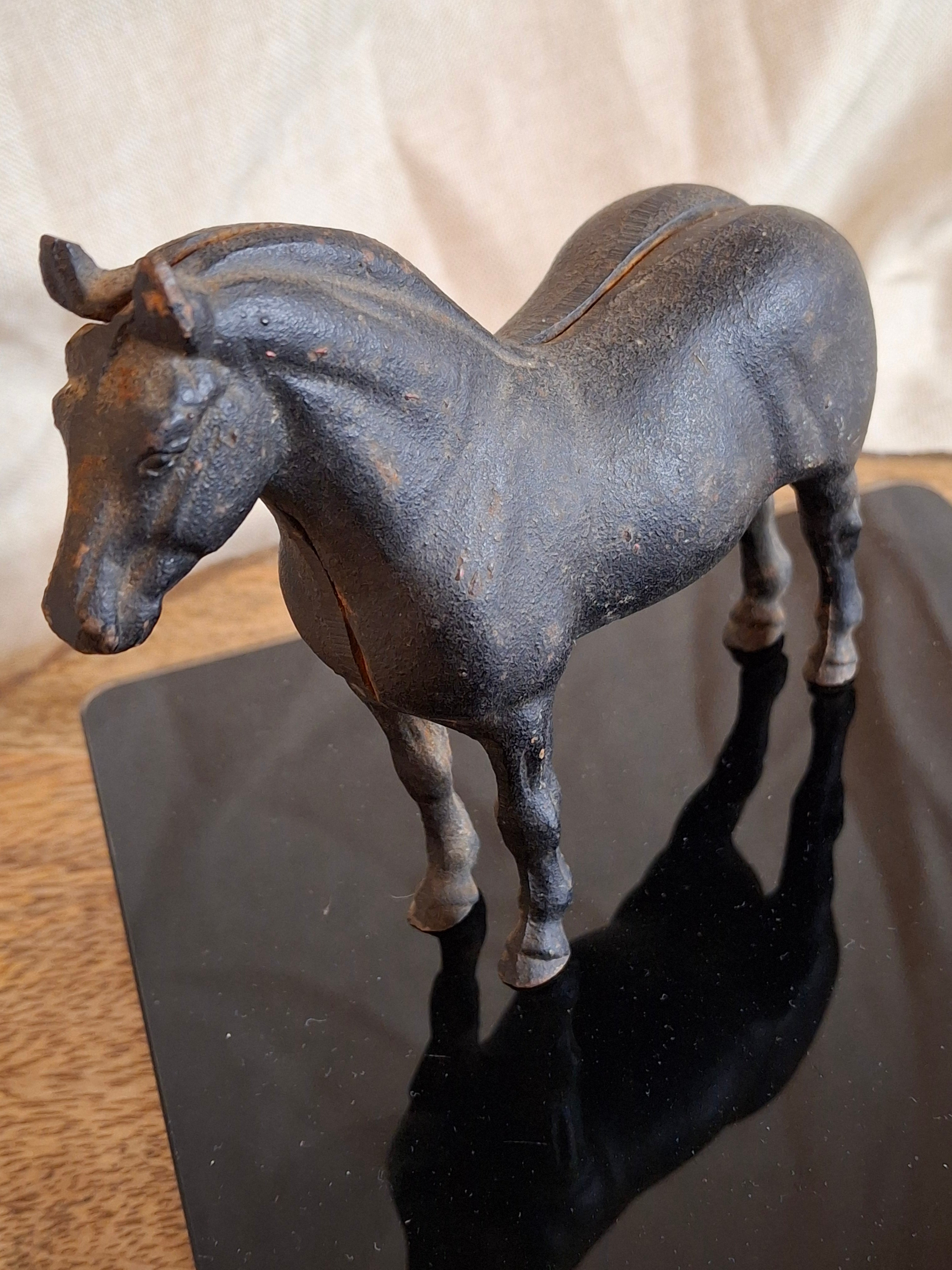 Antique Cast Iron Horse Still Bank Grey Iron Casting Co. Circa 1928 Moore #507