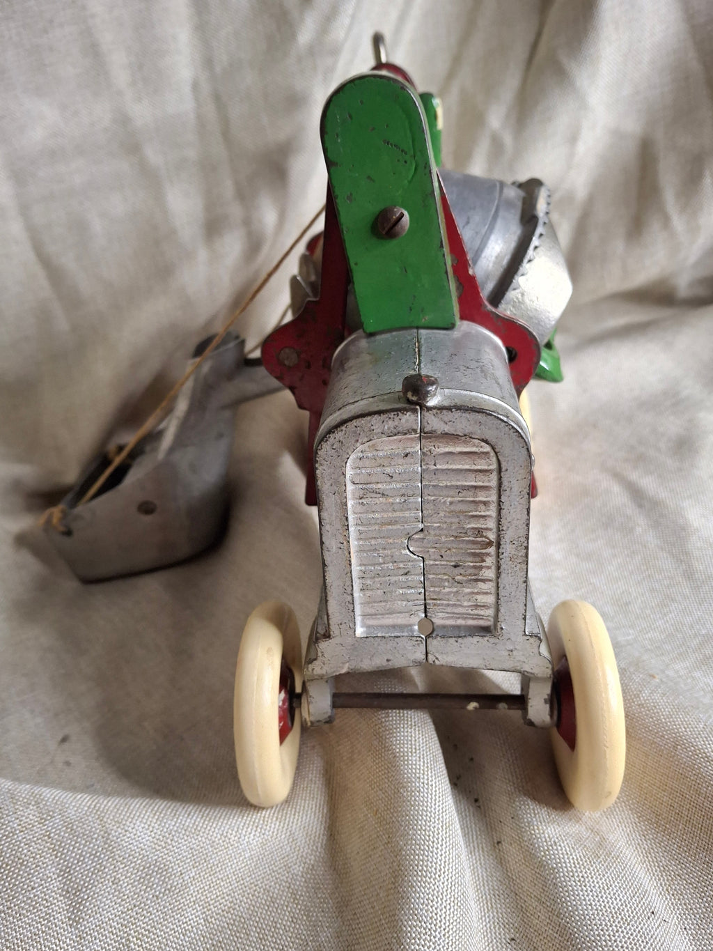 Antique Kenton Jaeger Cement Mixer XL Largest Series Cast Iron & Aluminum Toy